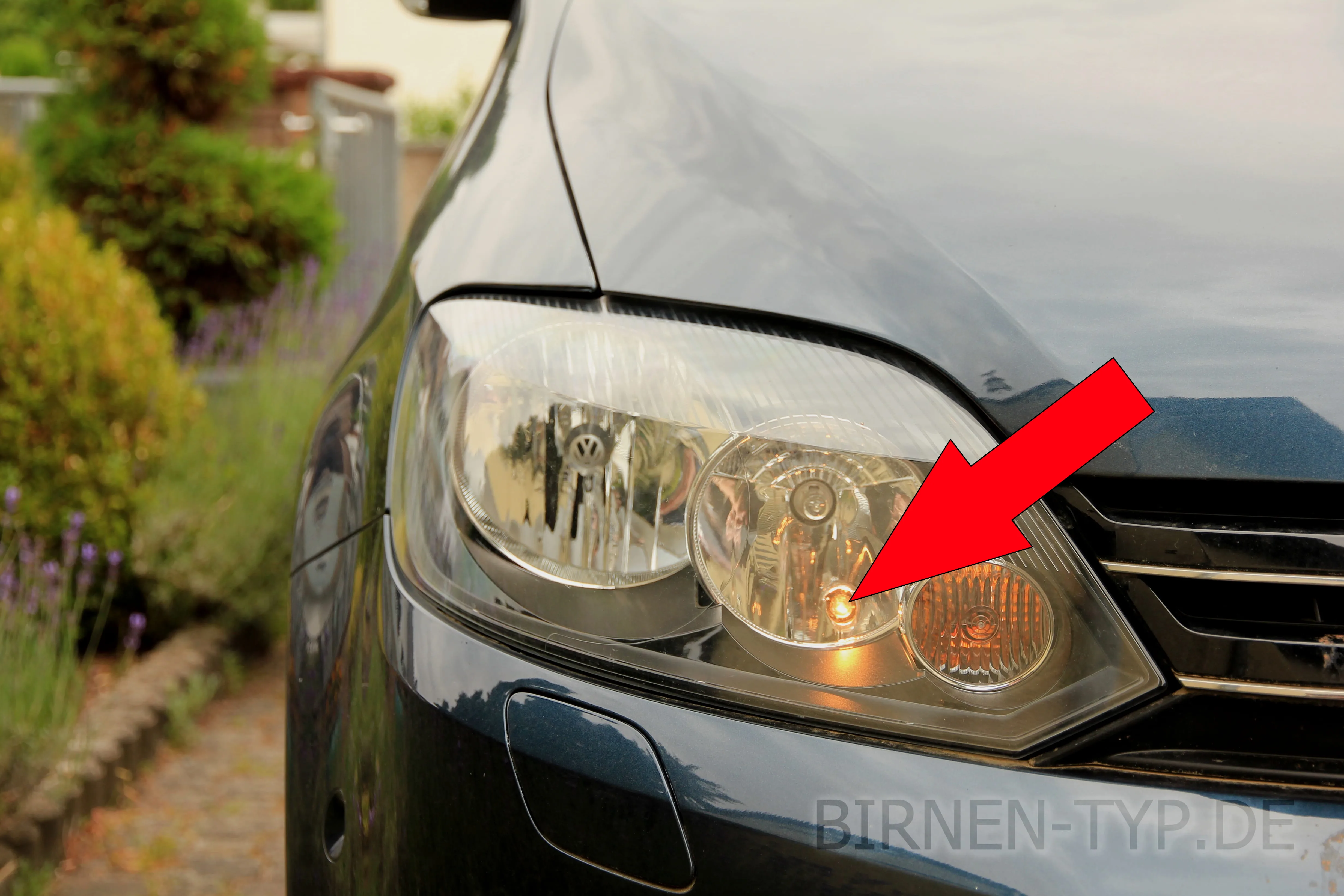 Standlicht des VW Golf 6 Plus