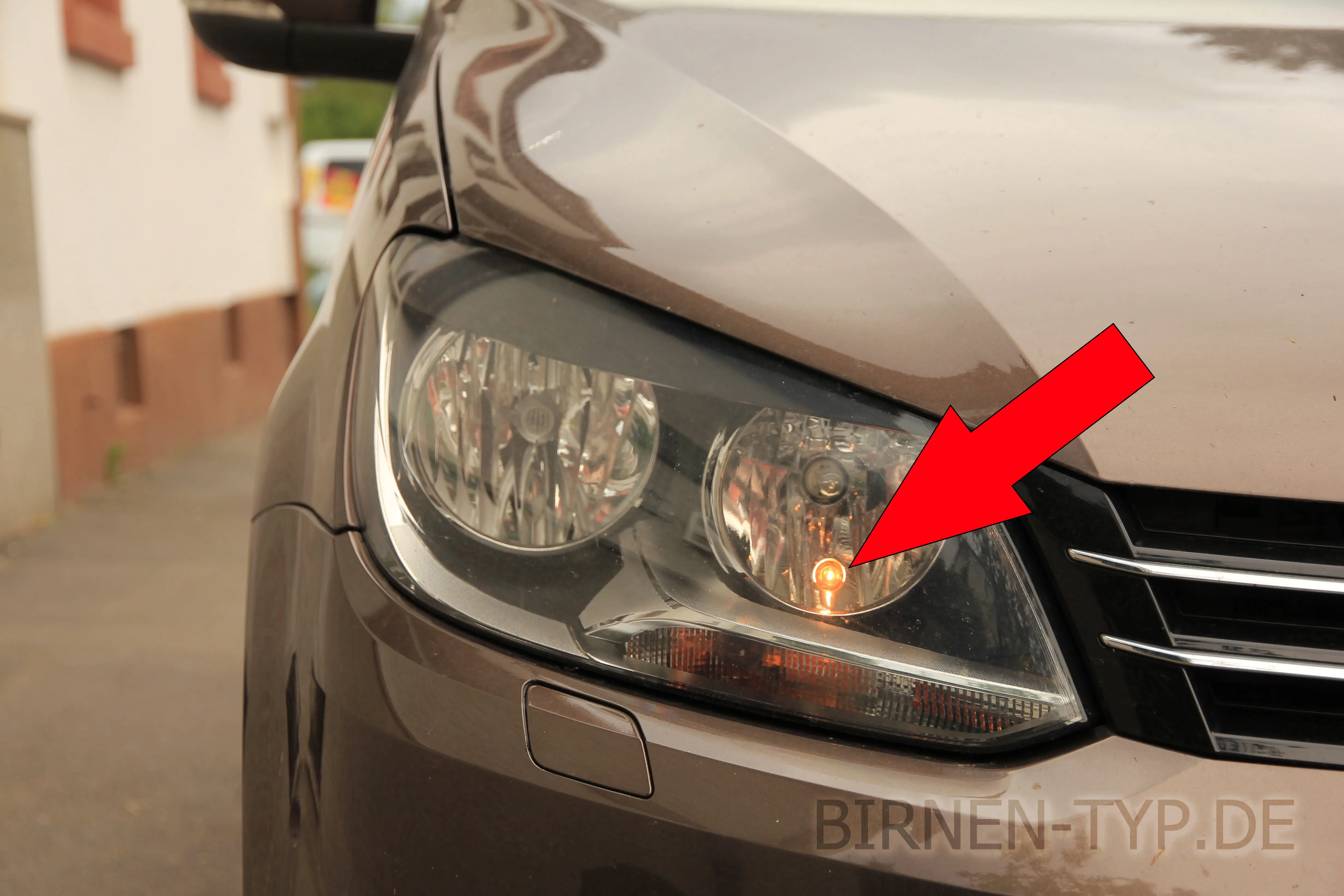 Standlicht des VW Touran 1
