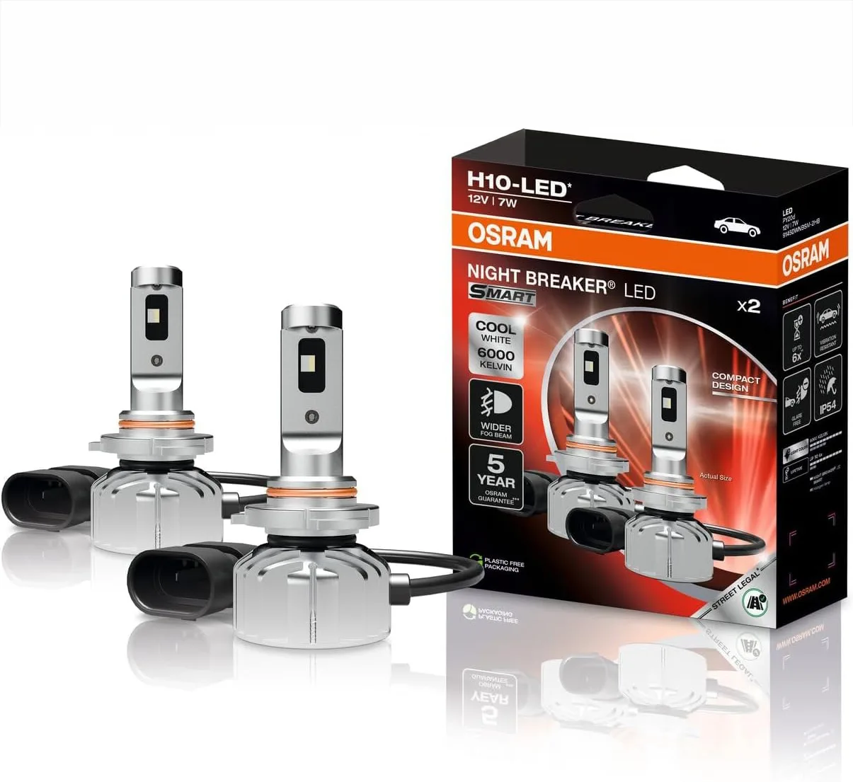 Mit welchen Fahrzeugen bzw. Scheinwerfern ist die H10 OSRAM LED – Birne kompatibel?