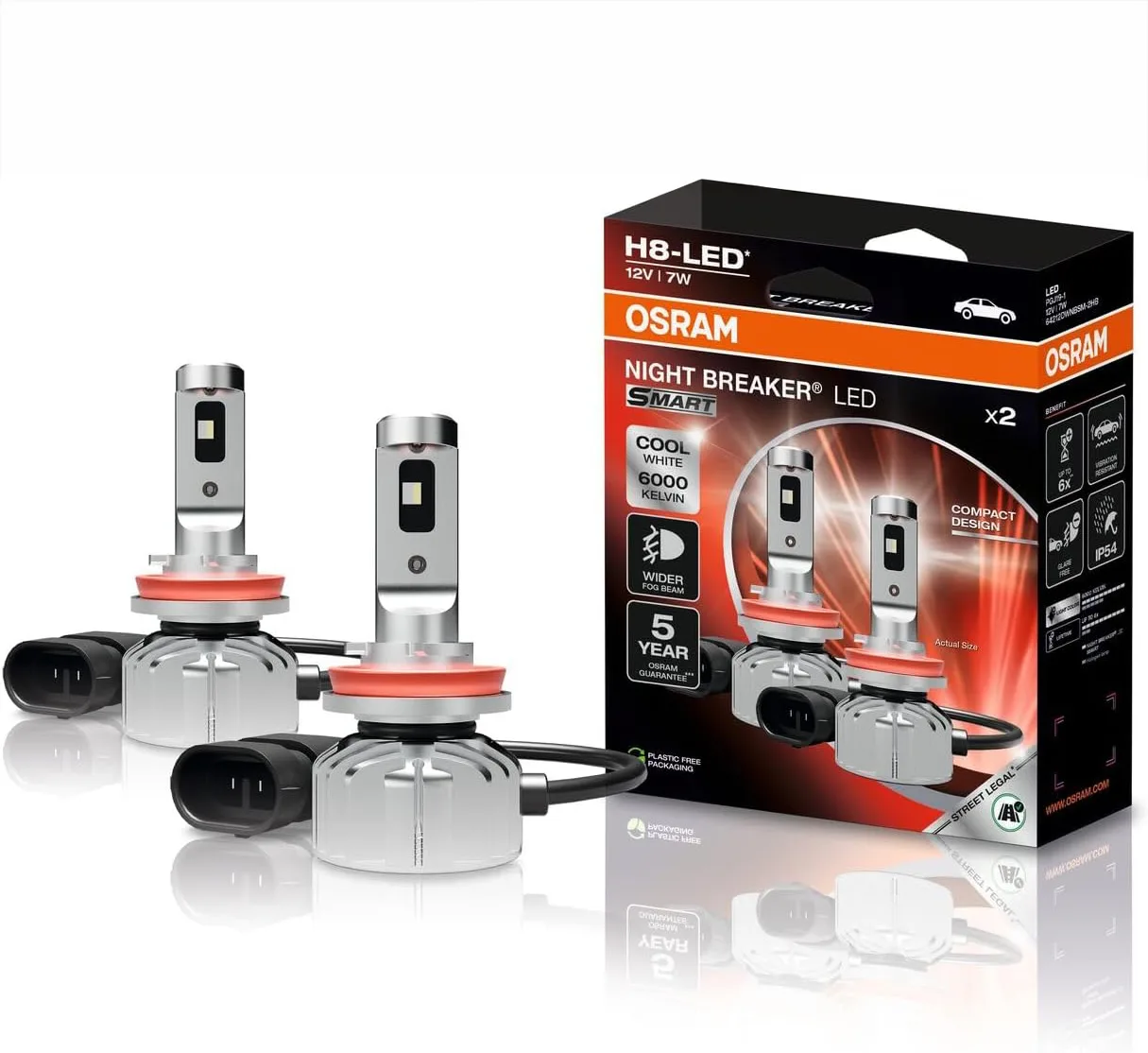 Mit welchen Fahrzeugen bzw. Scheinwerfern ist die H8 OSRAM LED – Birne kompatibel?