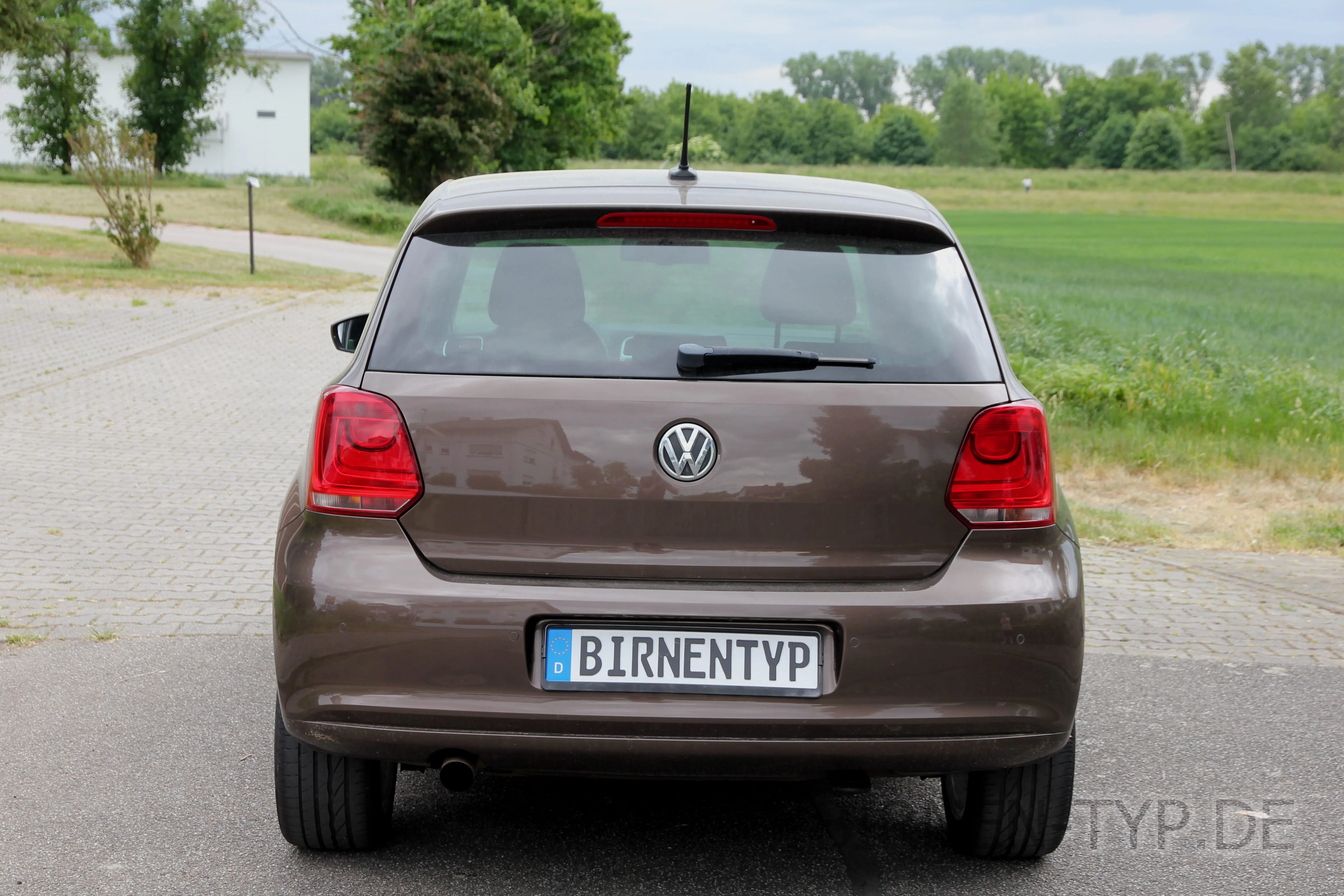 Heck-Ansicht des VW Polo V