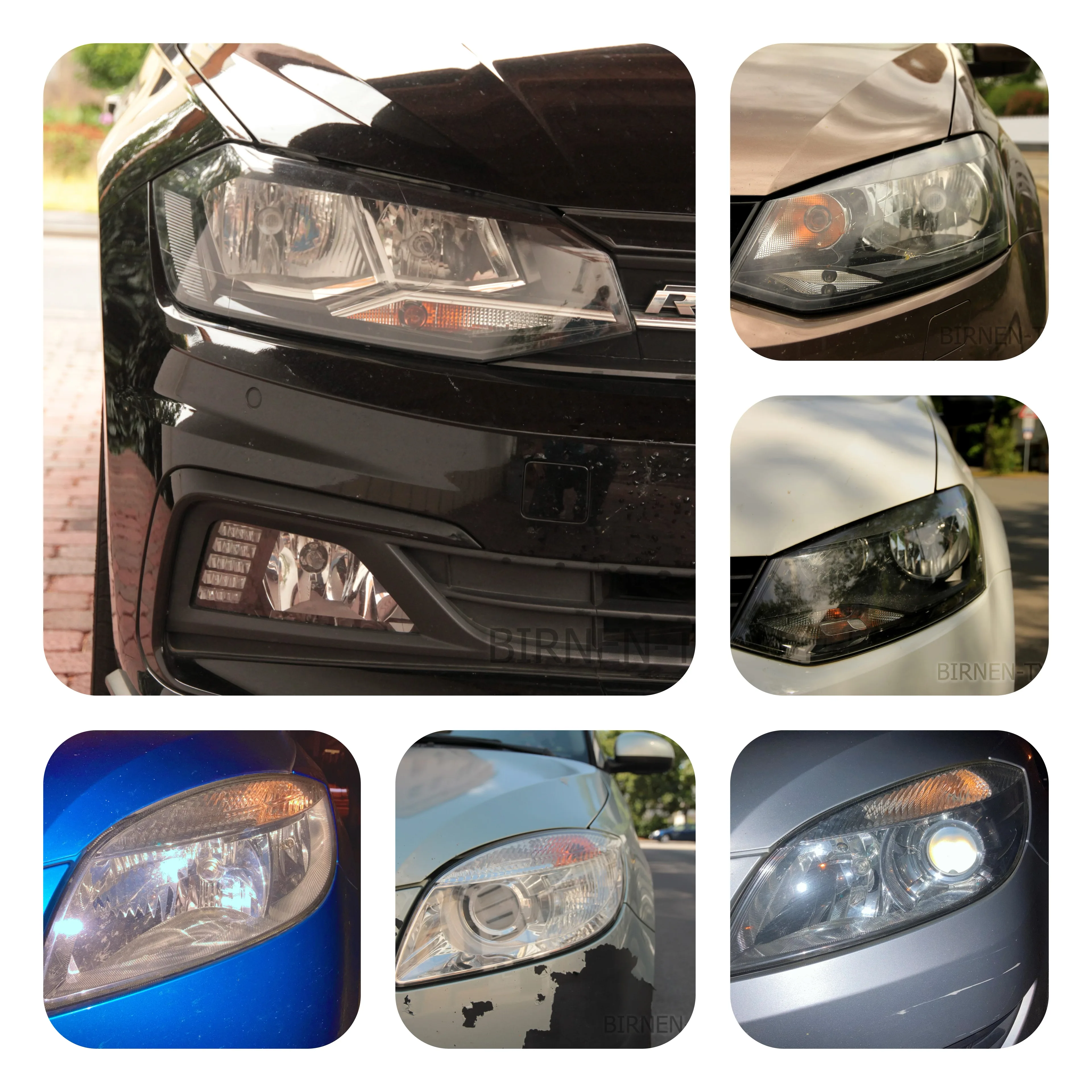 Hat das Halogen-Abblendlicht meines Fahrzeugs eine H4- oder H7-Birne?