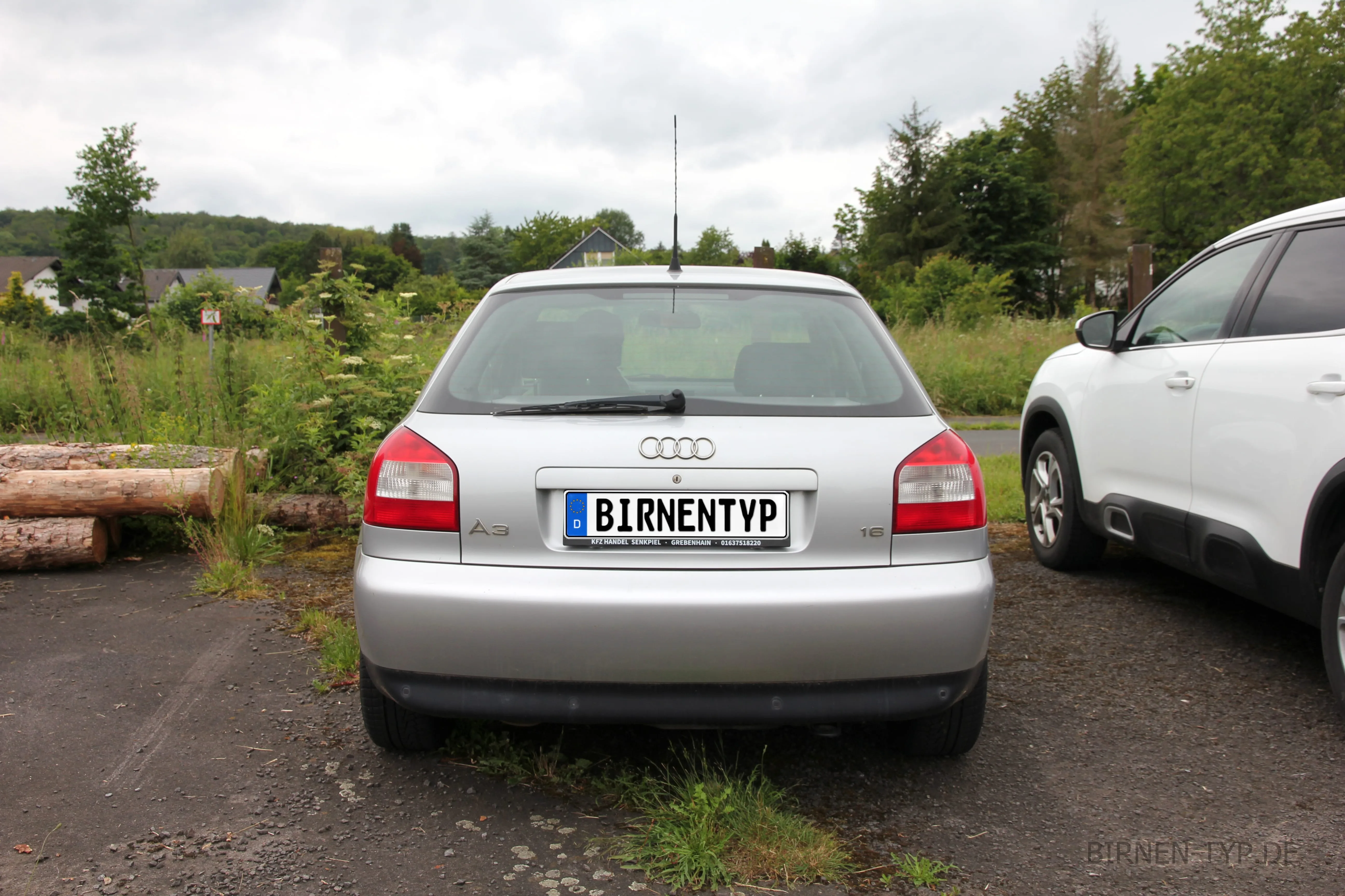 Heck-Ansicht des Audi A3 1. Gen