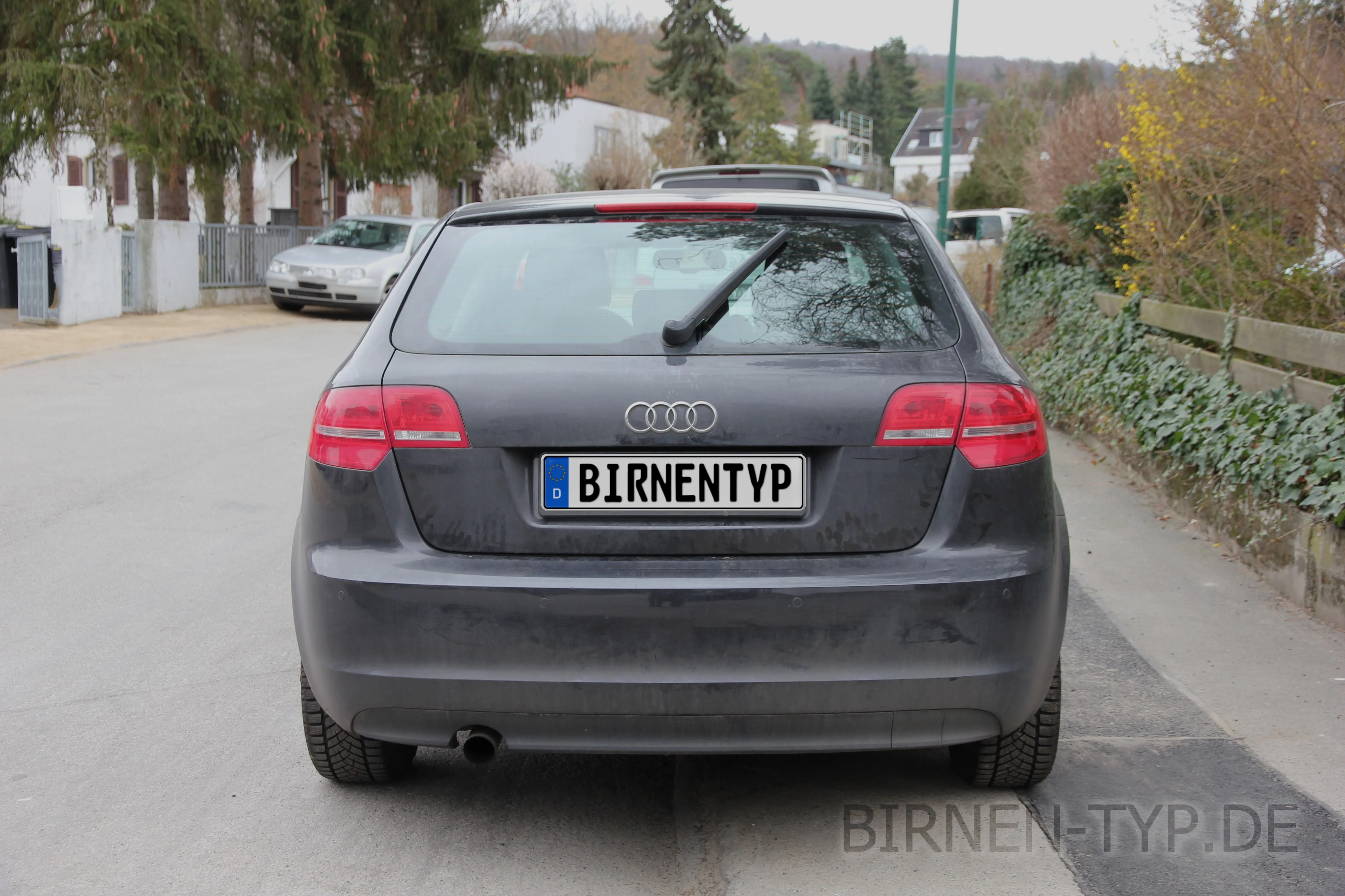 Heck-Ansicht des Audi A3 Sportback