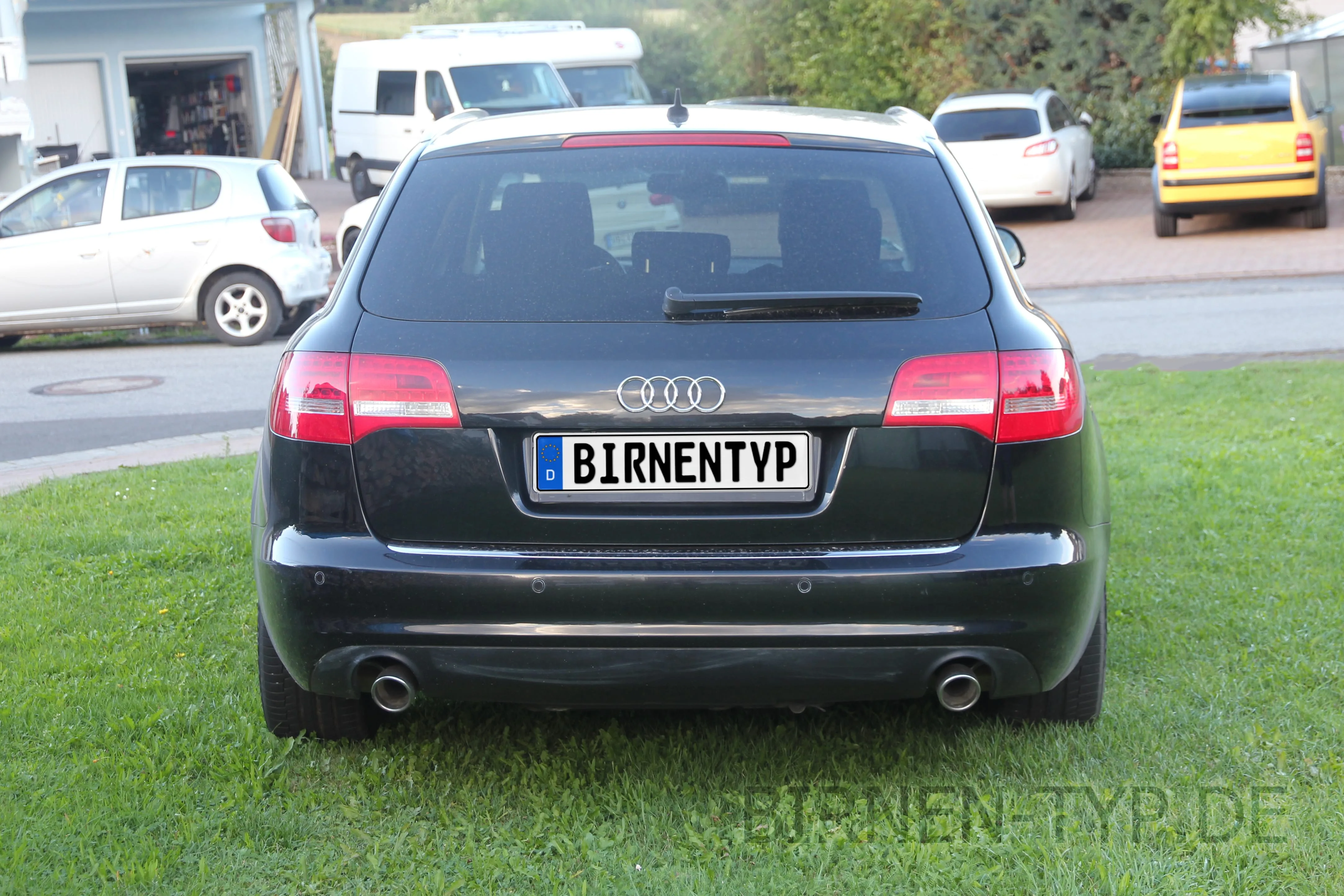Heck-Ansicht des Audi A6 C6
