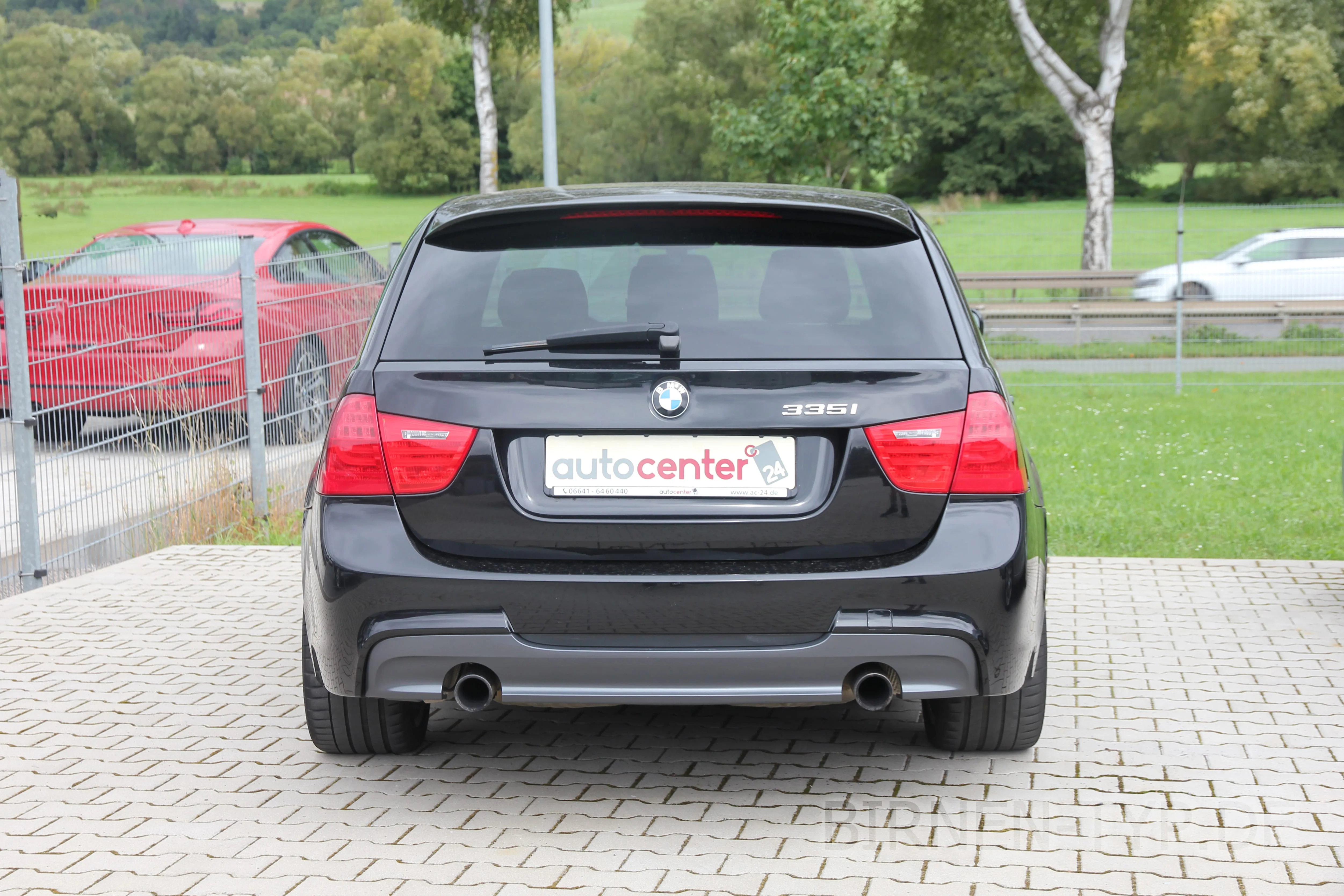 Heck-Ansicht des 3er BMW