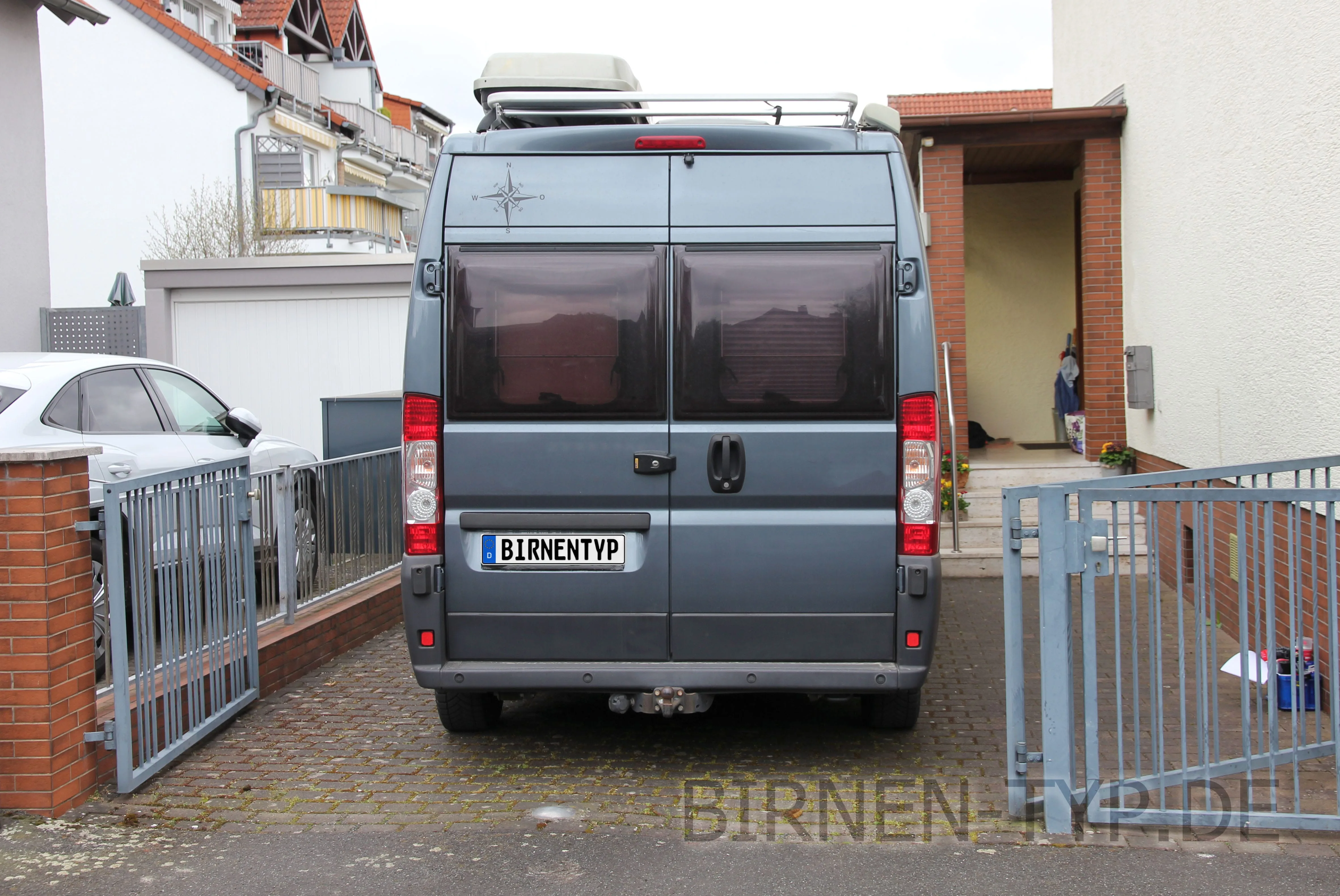 Heck-Ansicht des Fiat Ducato 3. Gen