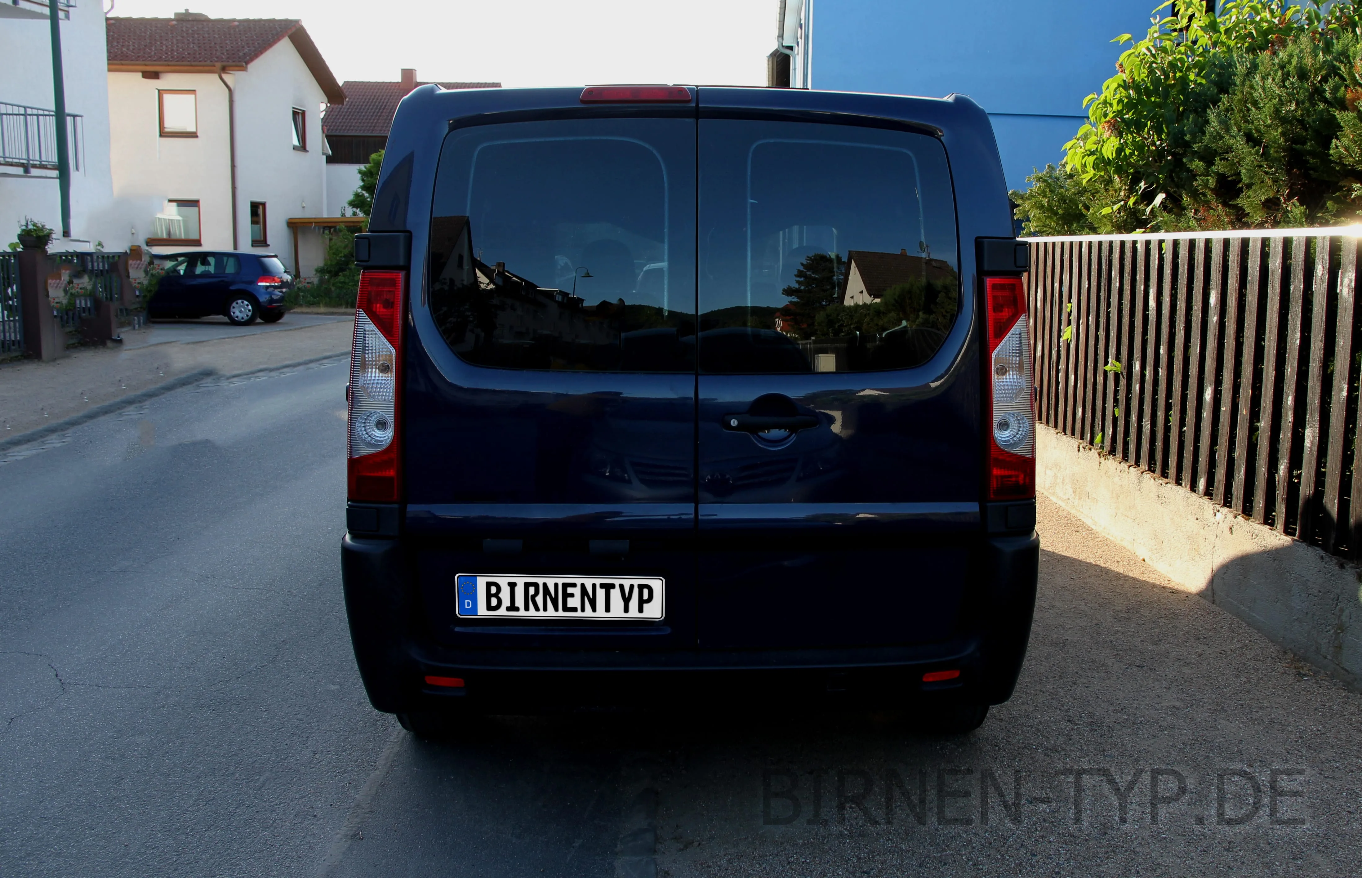 Heck-Ansicht des Fiat Scudo 2. Gen., Transporter / Van