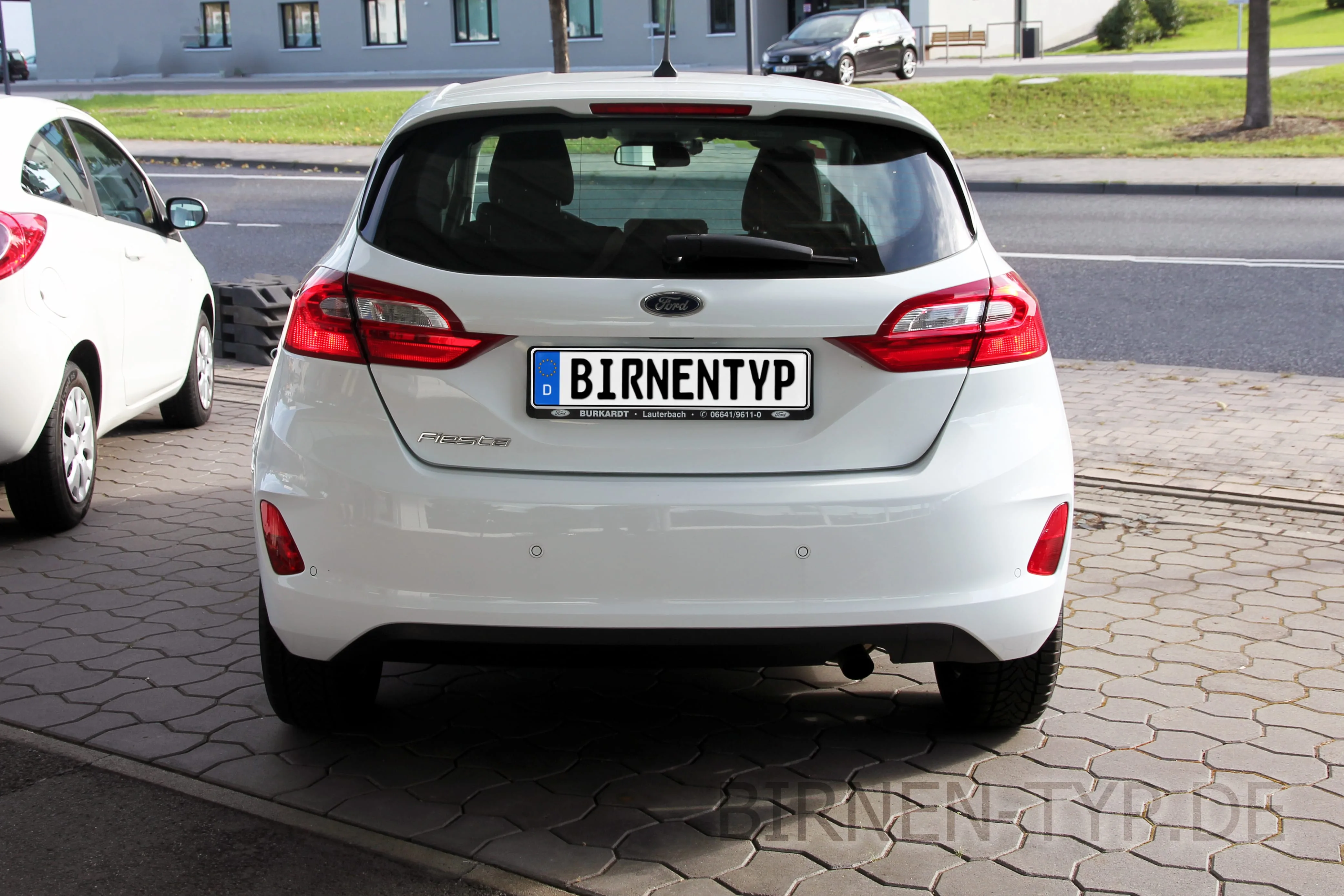 Heck-Ansicht des Ford Fiesta MK8
