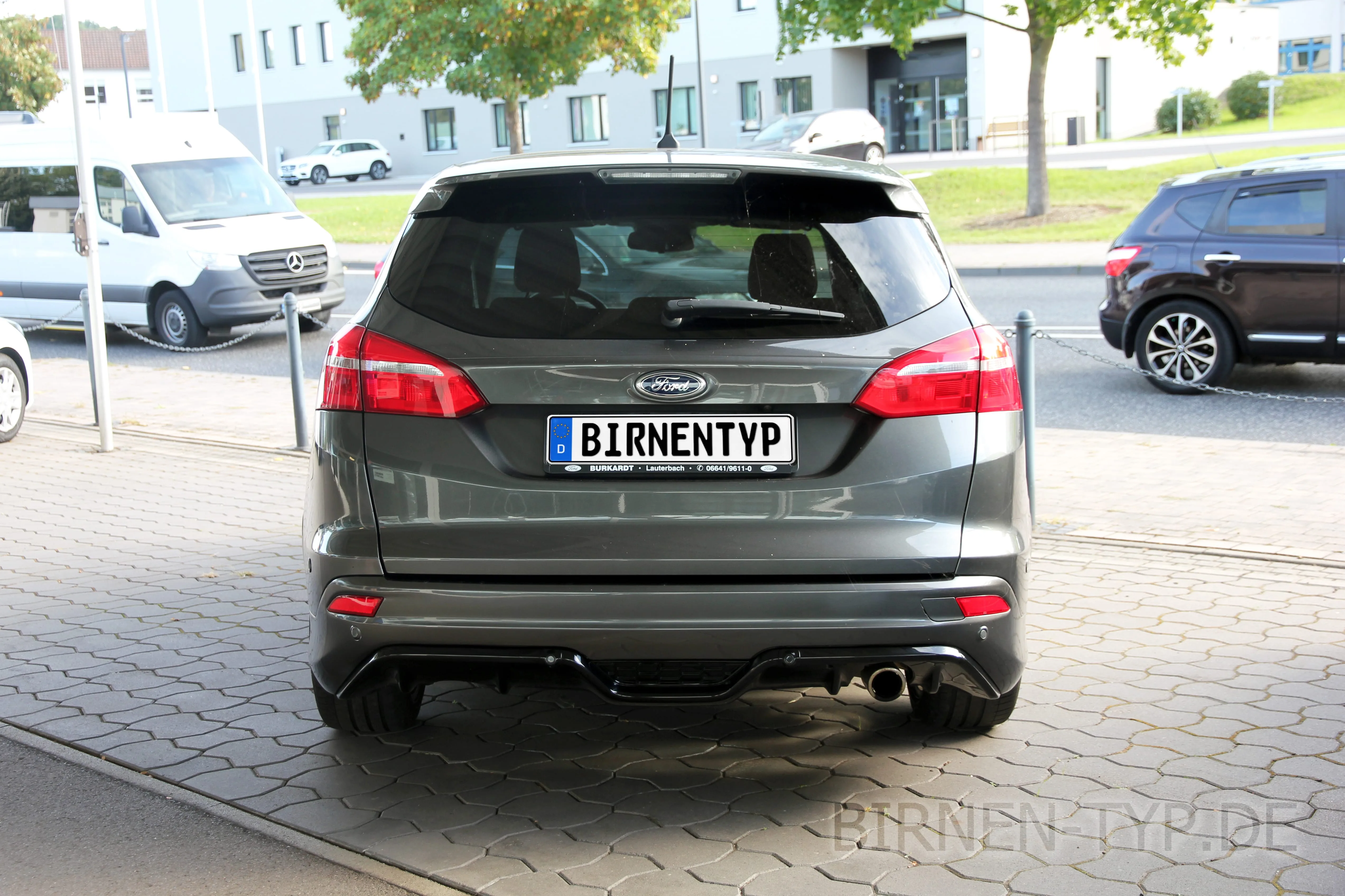 Heck-Ansicht des Ford Focus MK3