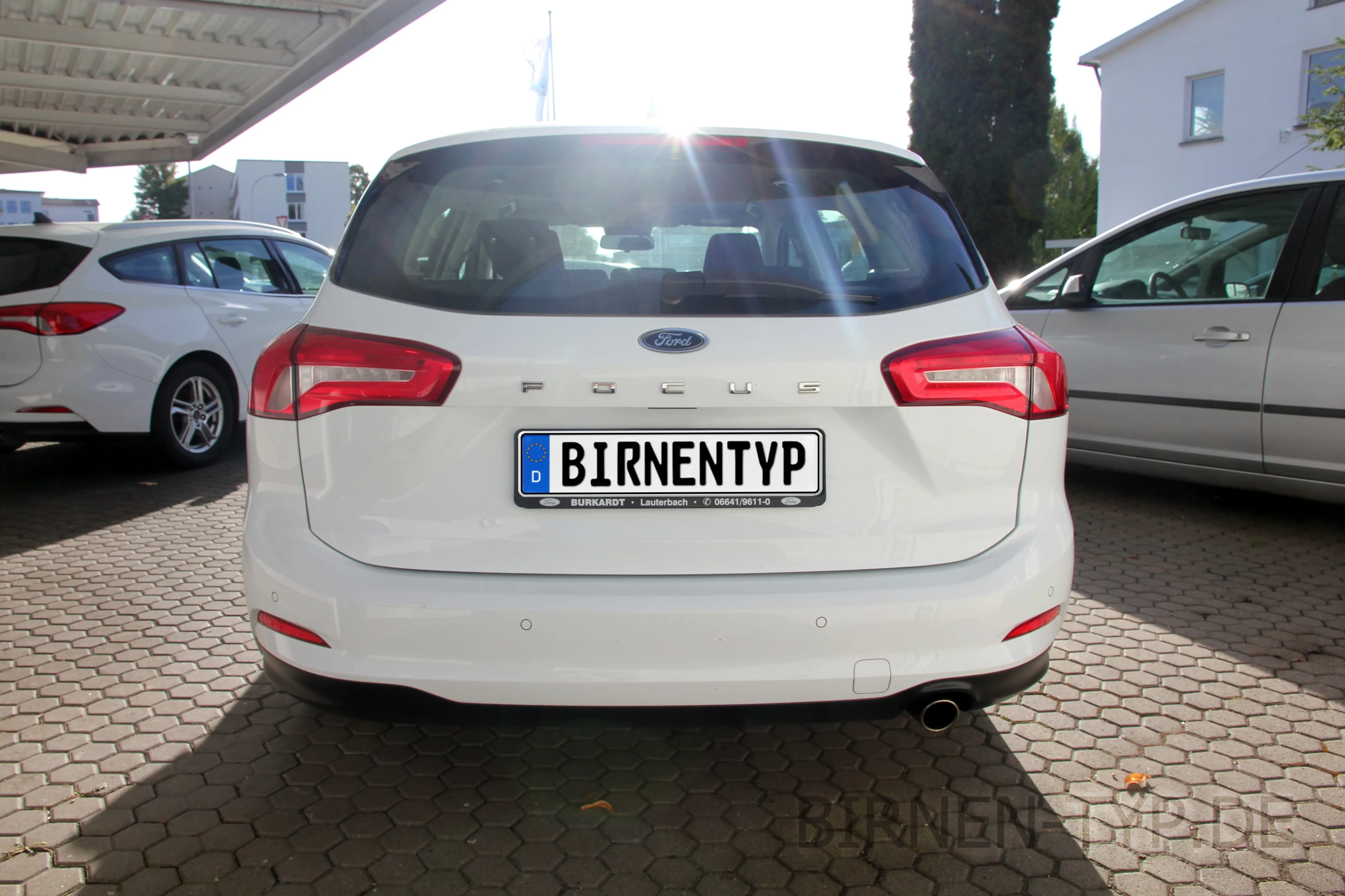Heck-Ansicht des Ford Focus MK4