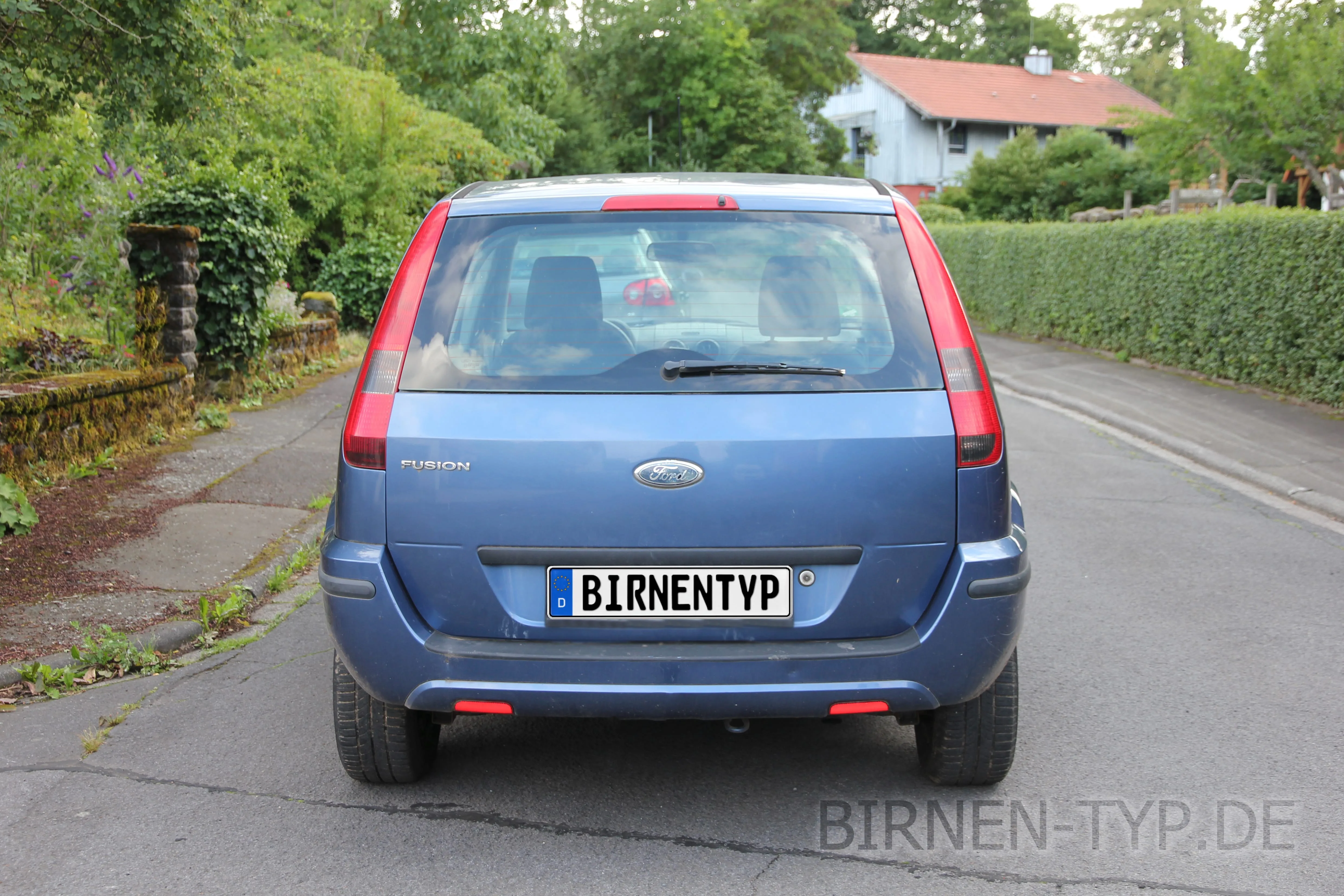 Heck-Ansicht des Ford Fusion