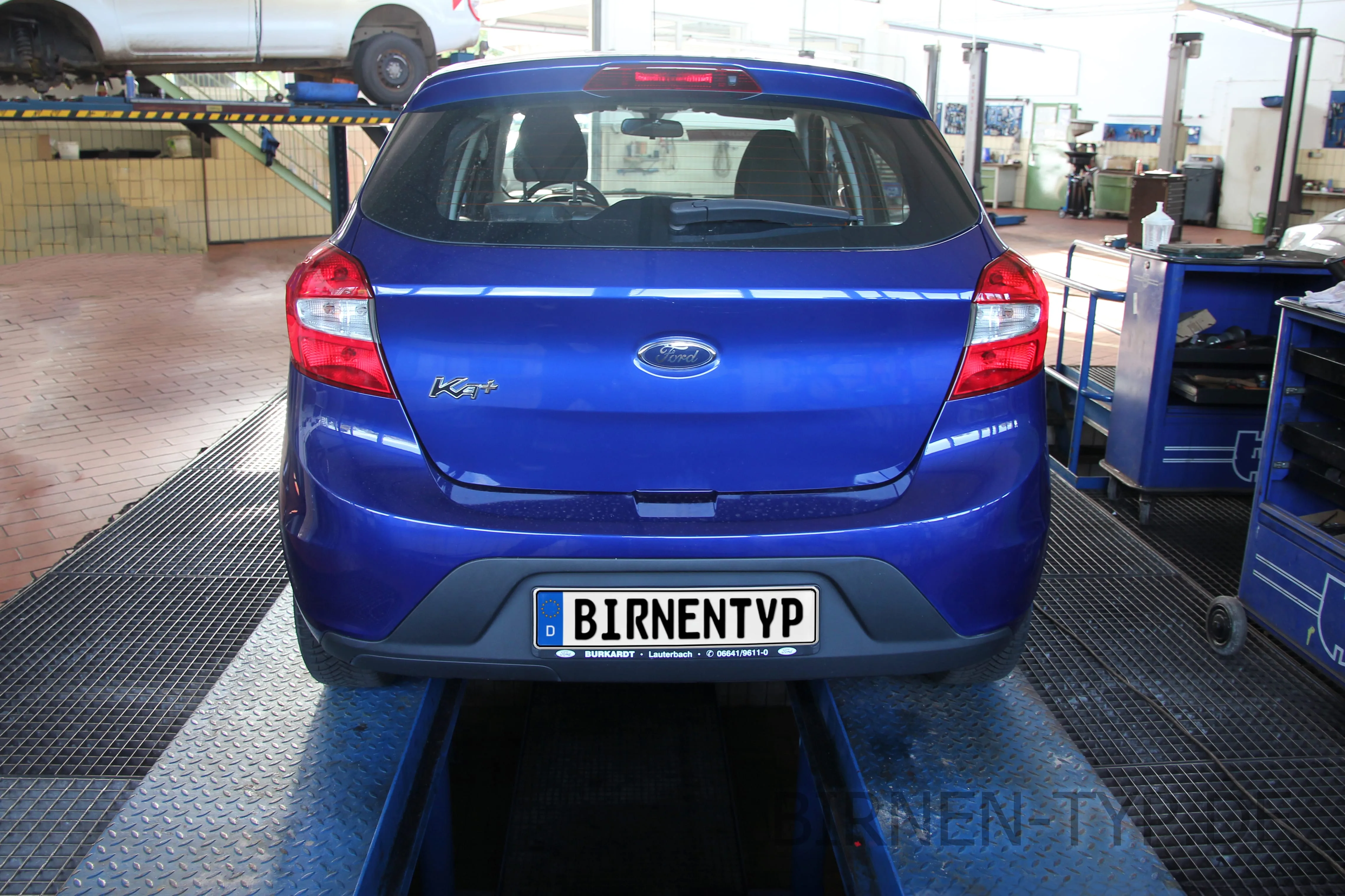 Heck-Ansicht des Ford Ka+ MK3