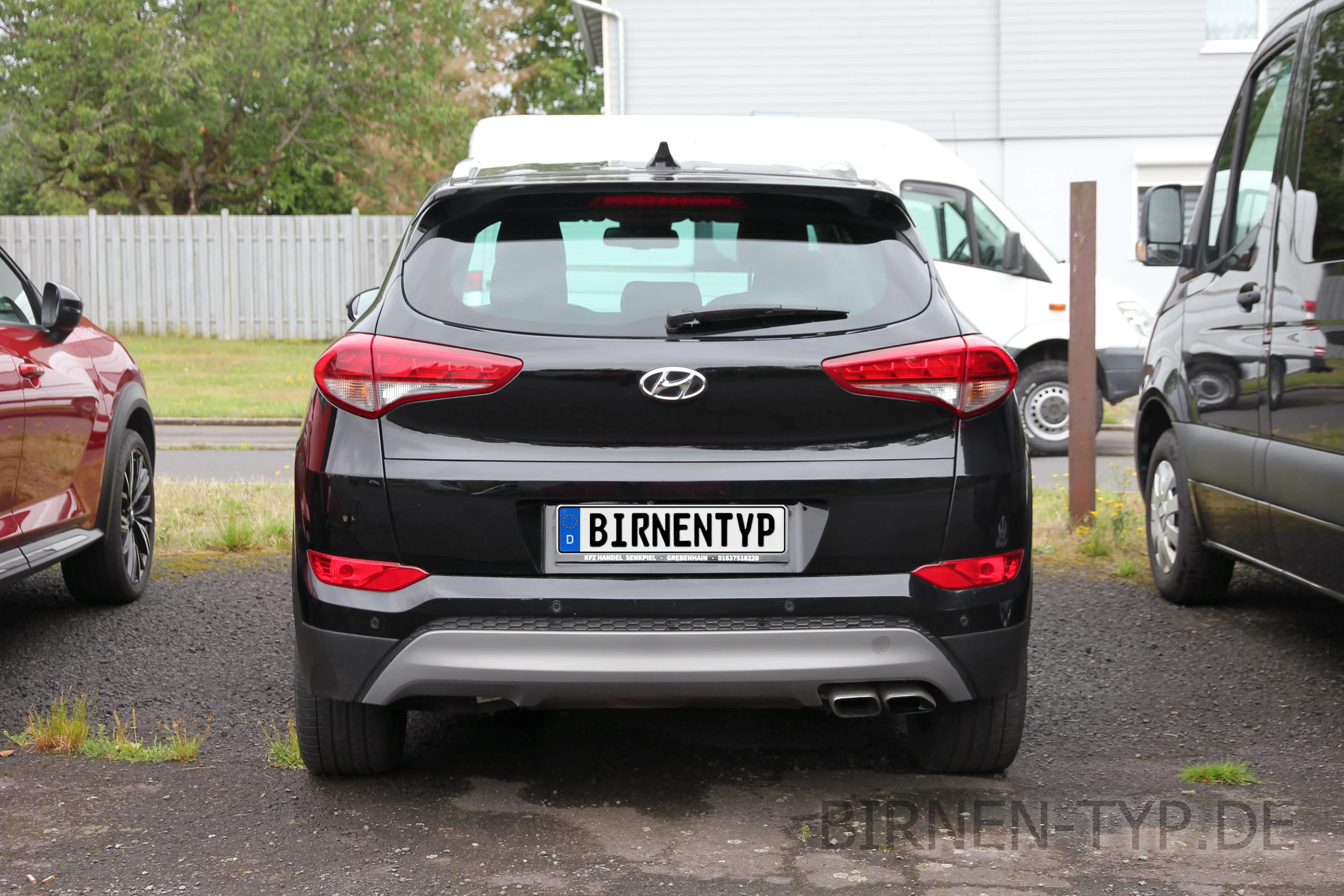 Heck-Ansicht des Hyundai ix35 / Tucson 3