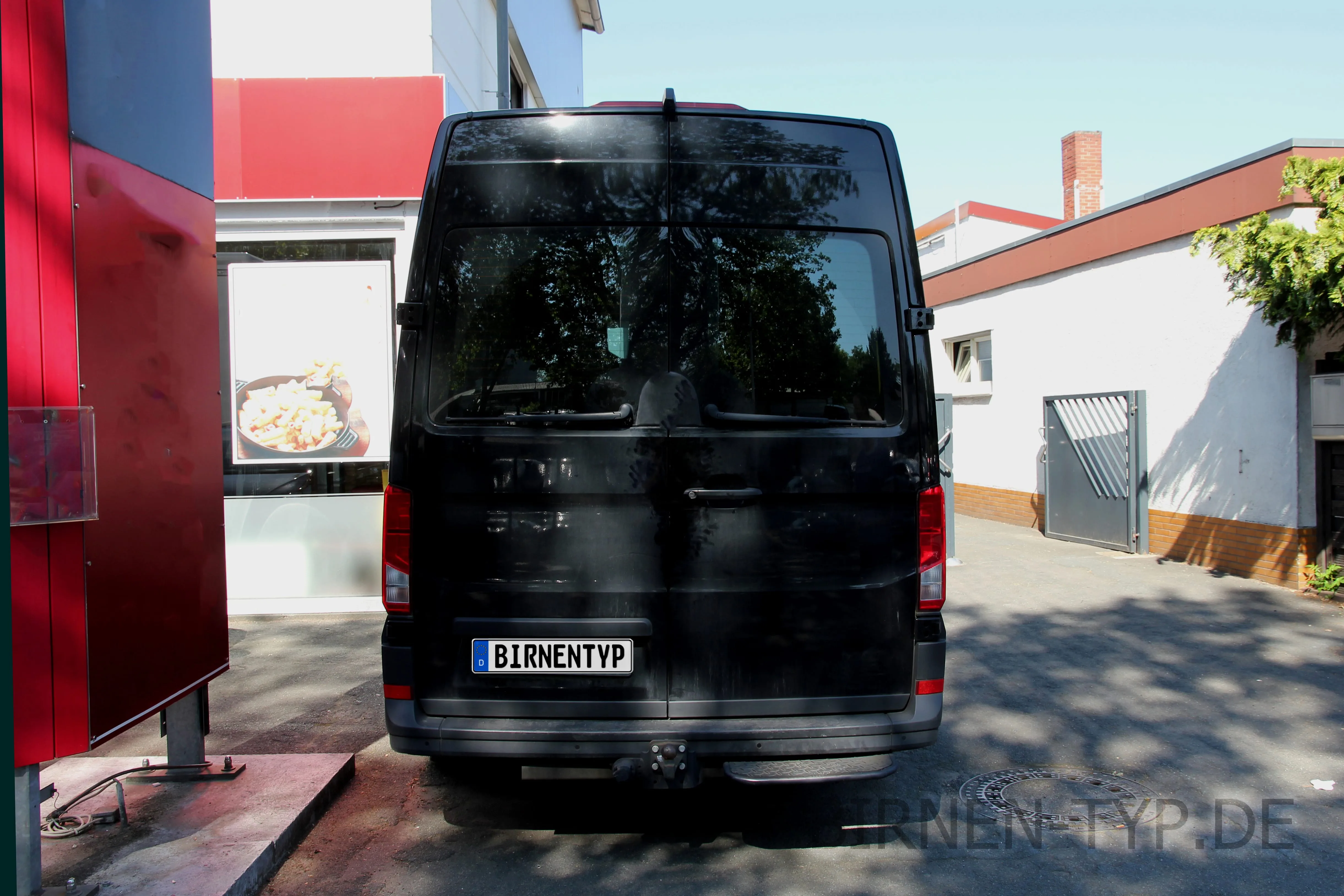 Heck-Ansicht des MAN TGE 1. Gen., Transporter / Van