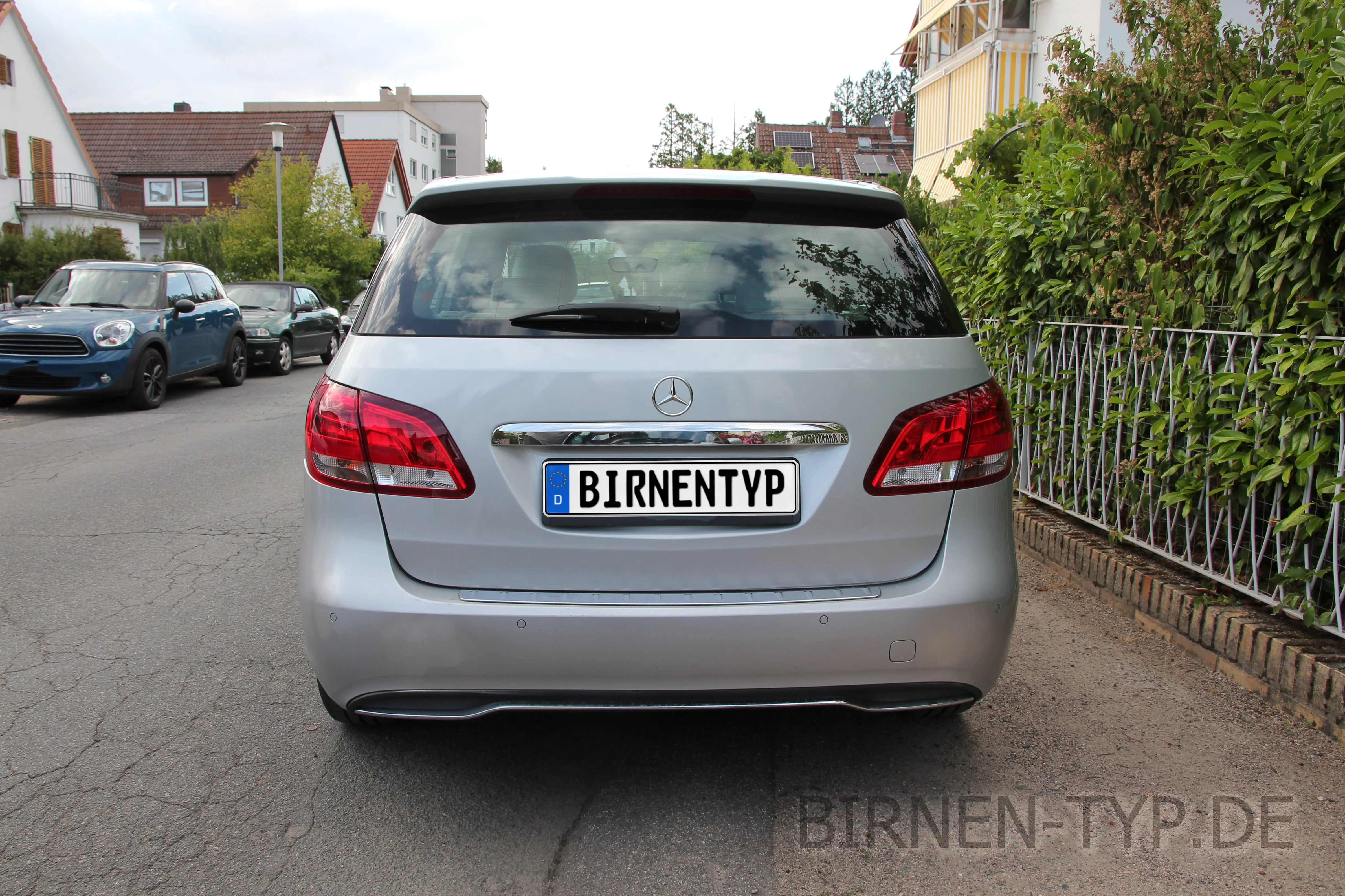 Heck-Ansicht des Mercedes-Benz B-Klasse