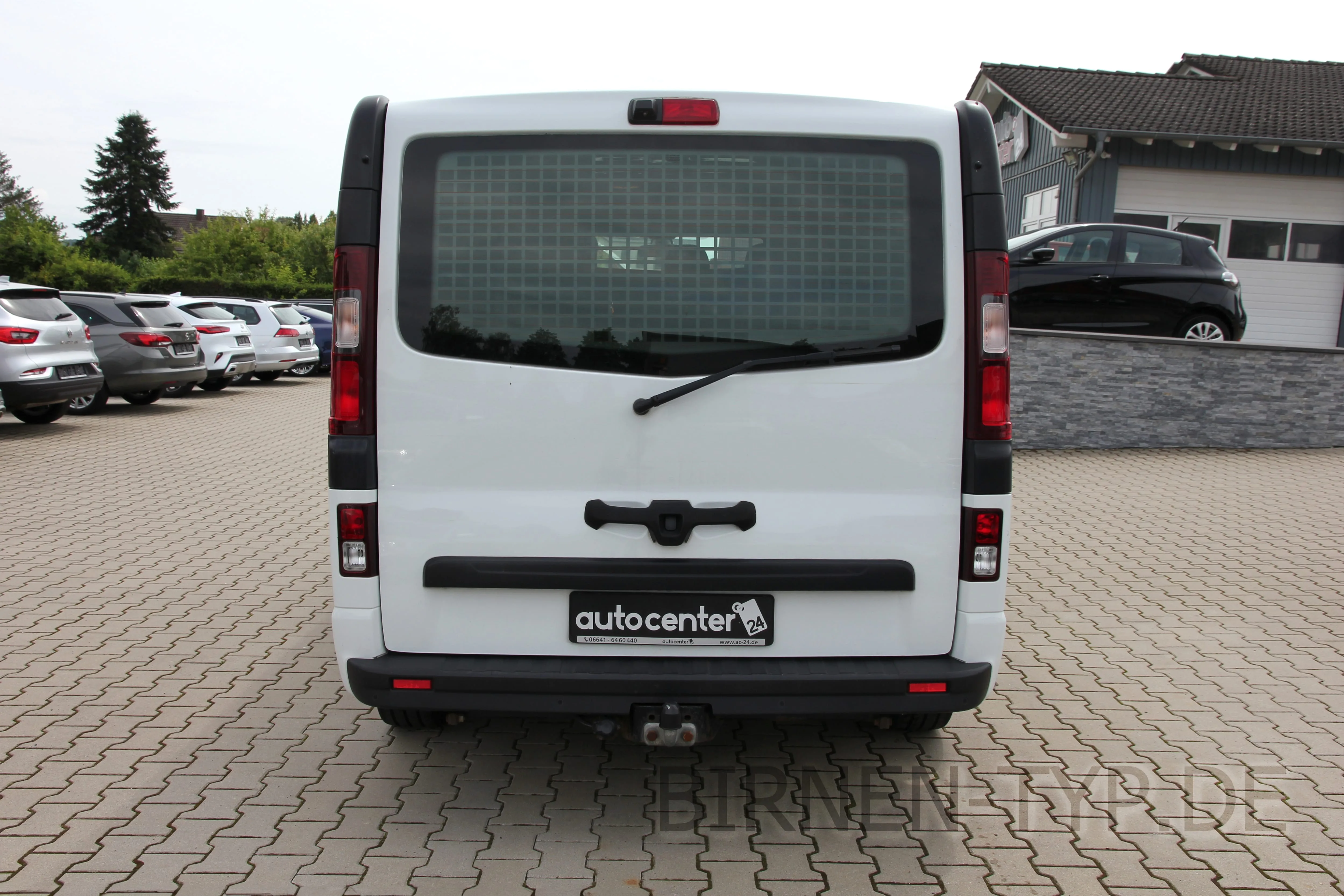 Heck-Ansicht des Nissan NV300 (Primastar) 1. Gen vor Facelift