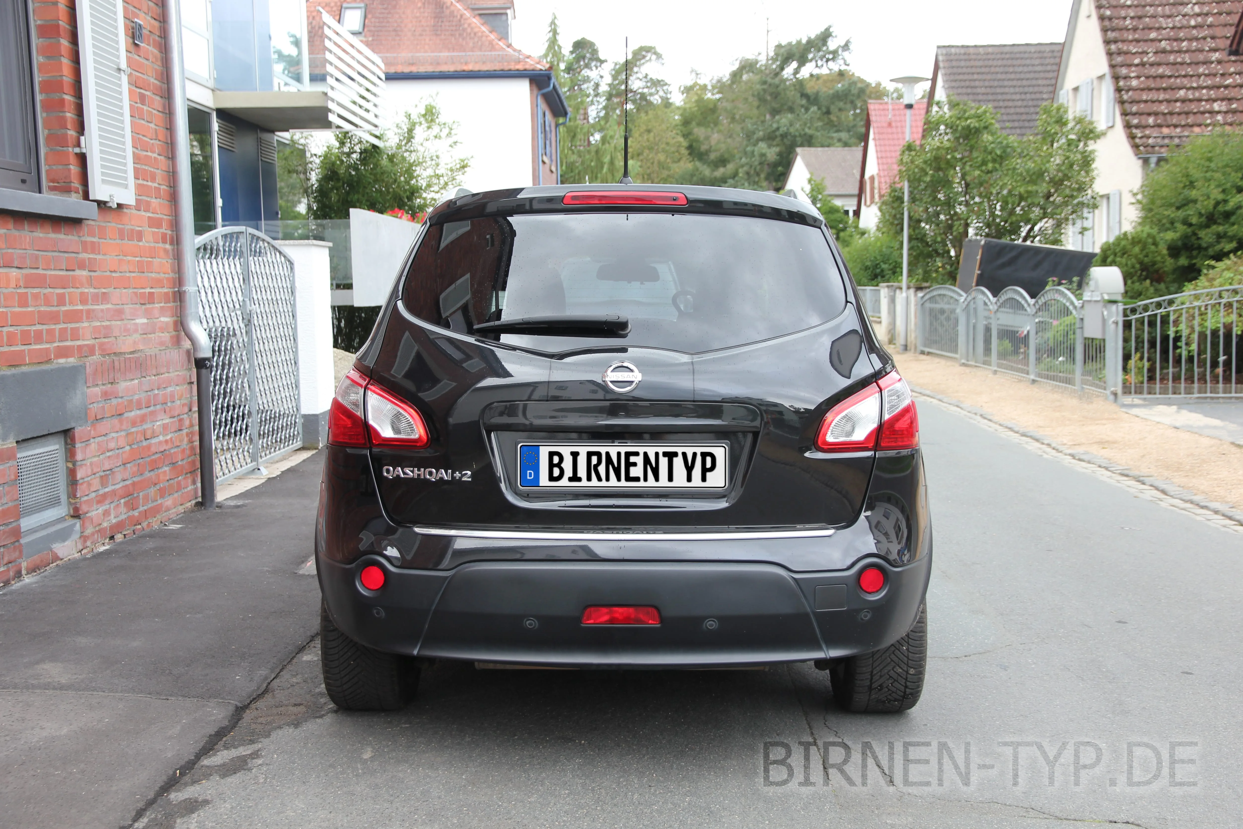 Heck-Ansicht des Nissan Qashqai (+2)