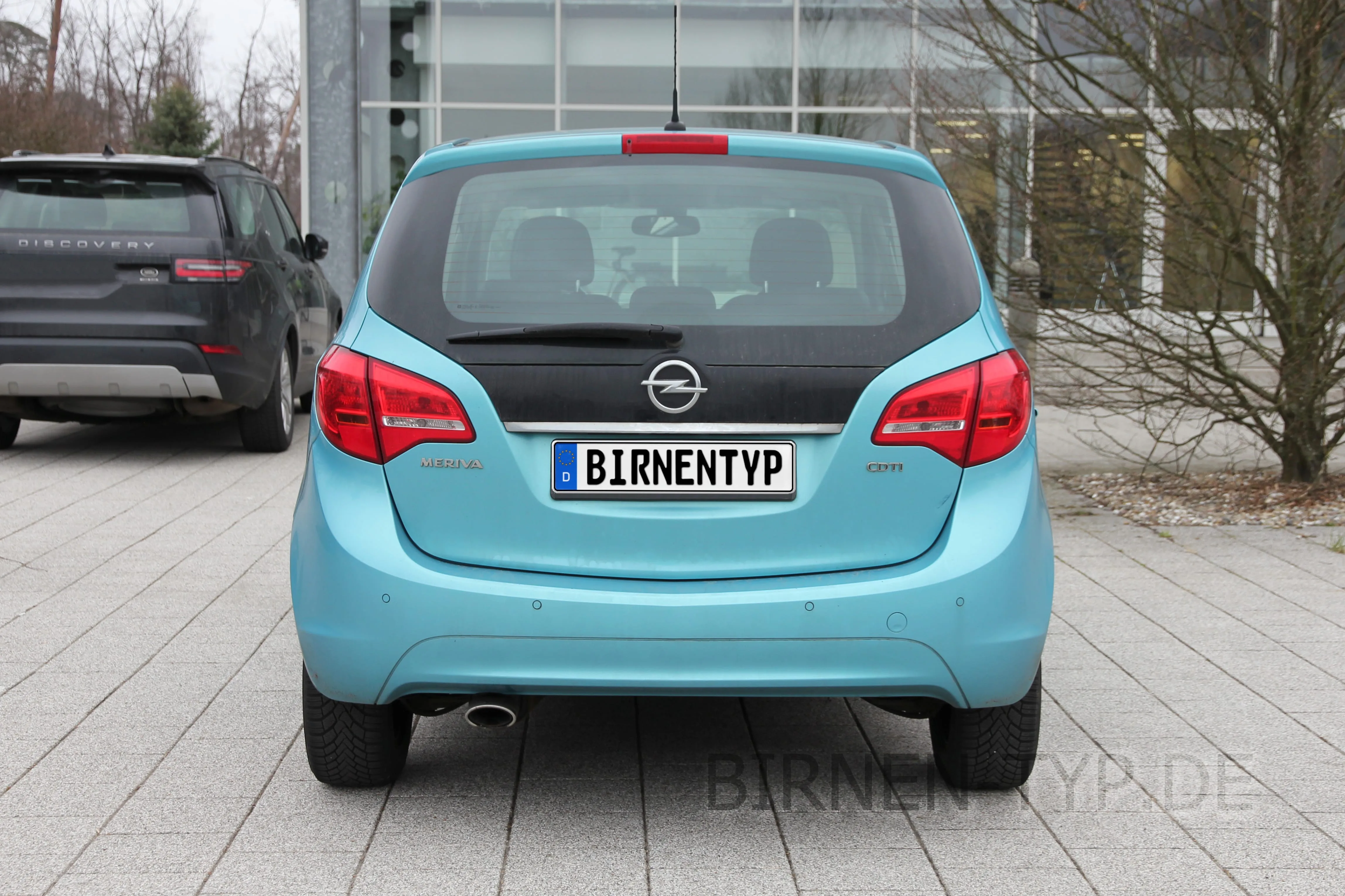 Heck-Ansicht des Opel Meriva