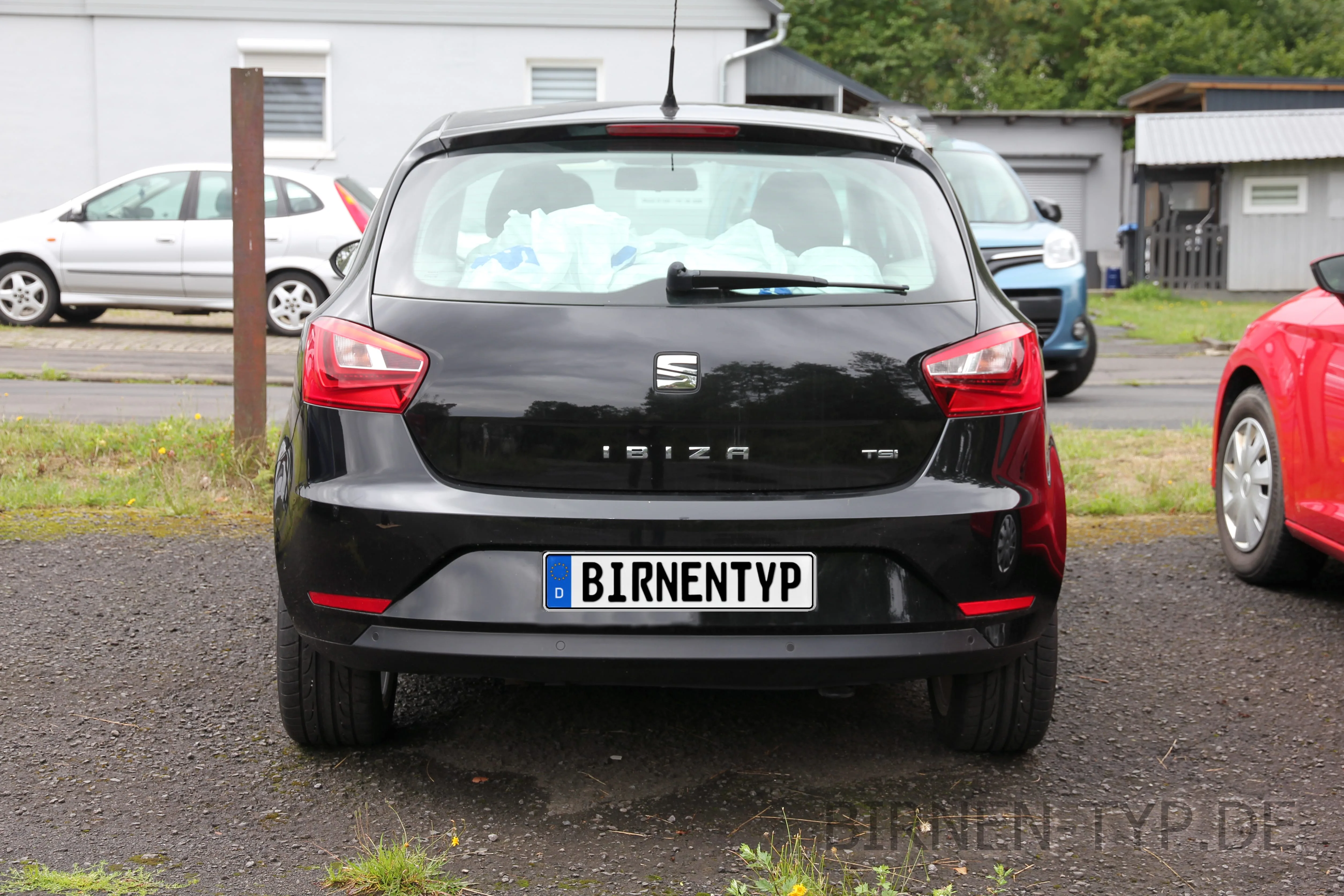 Heck-Ansicht des Seat Ibiza