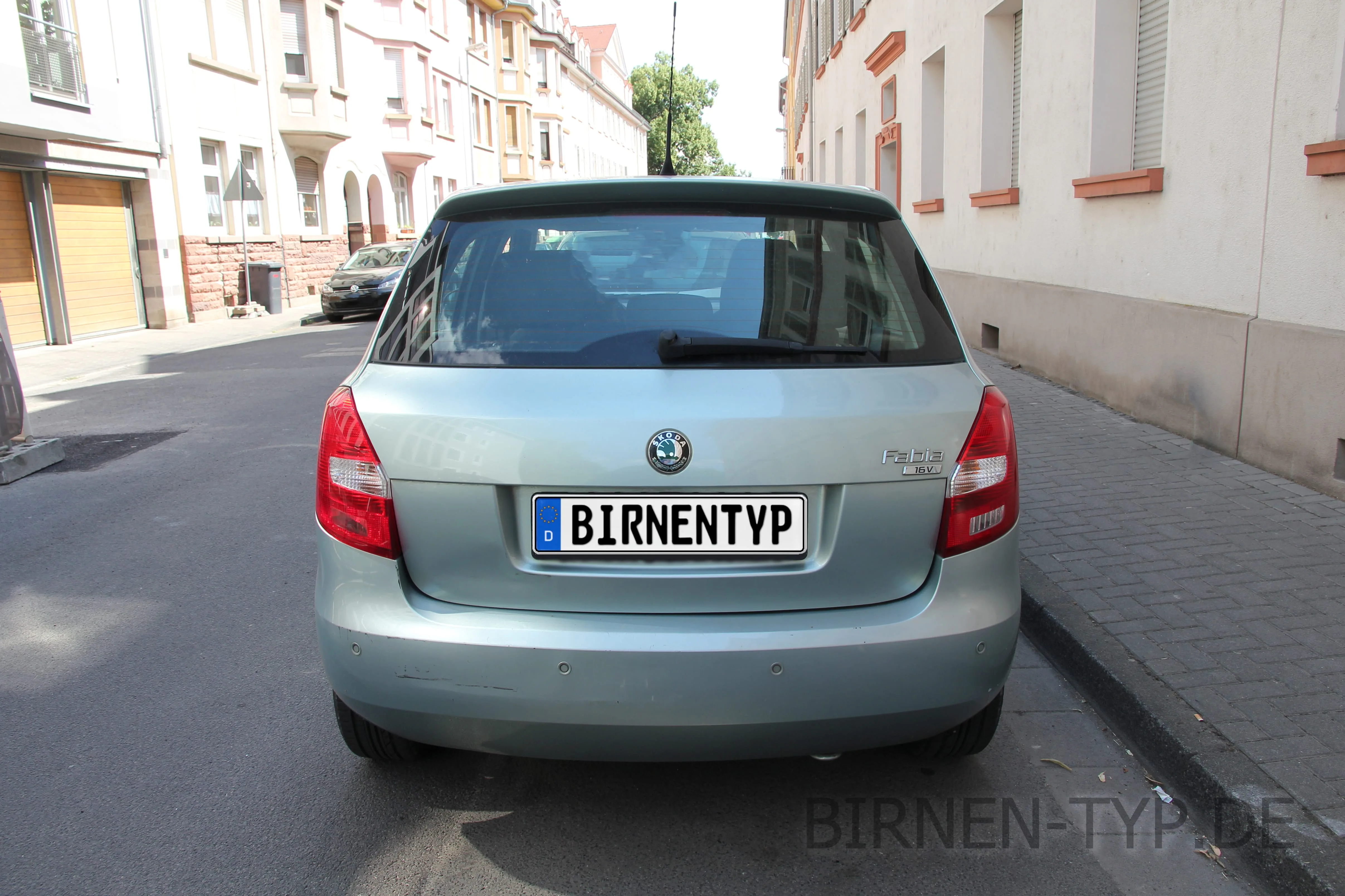 Heck-Ansicht des Škoda Fabia 2