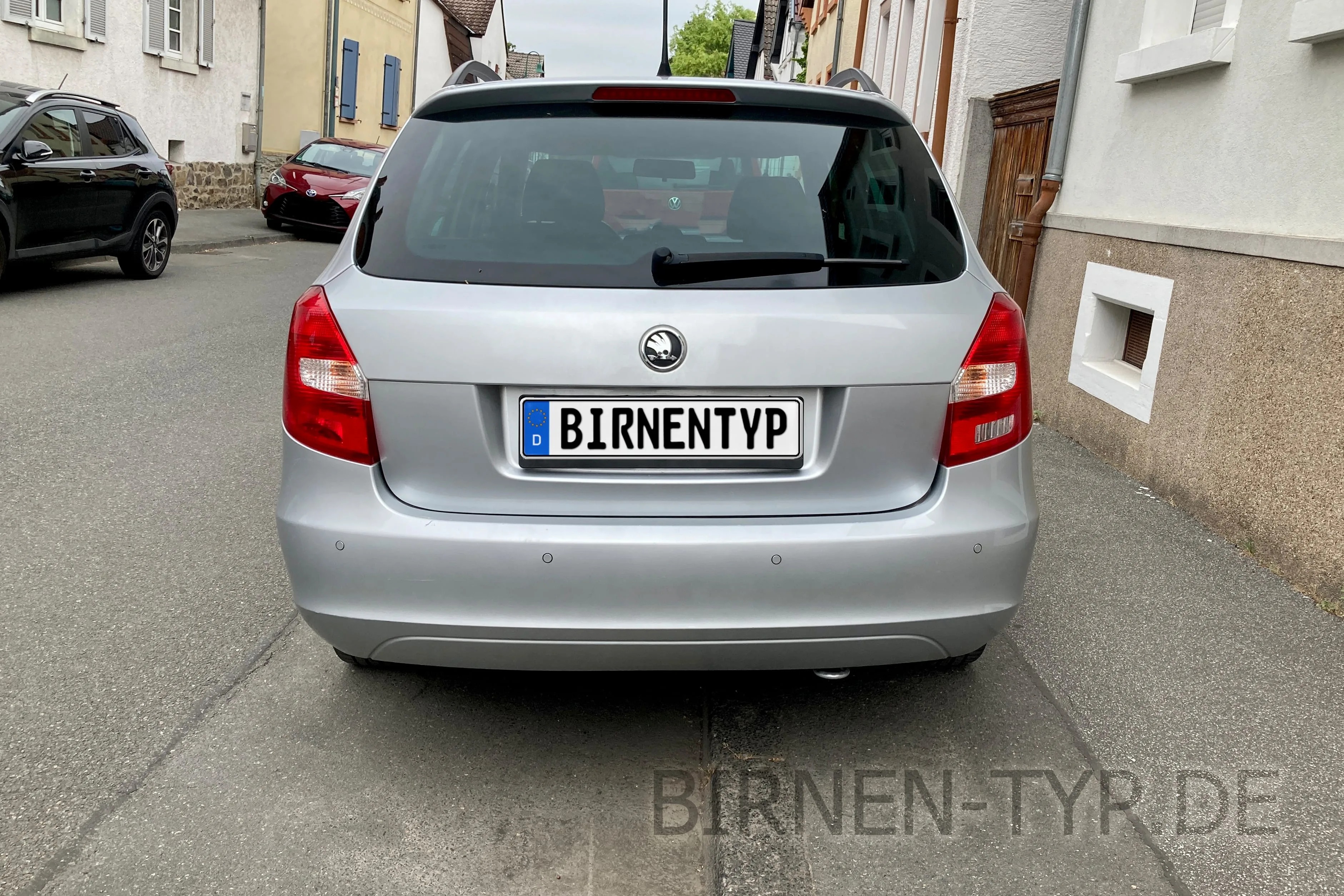 Kennzeichenbeleuchtung des Škoda Fabia 2