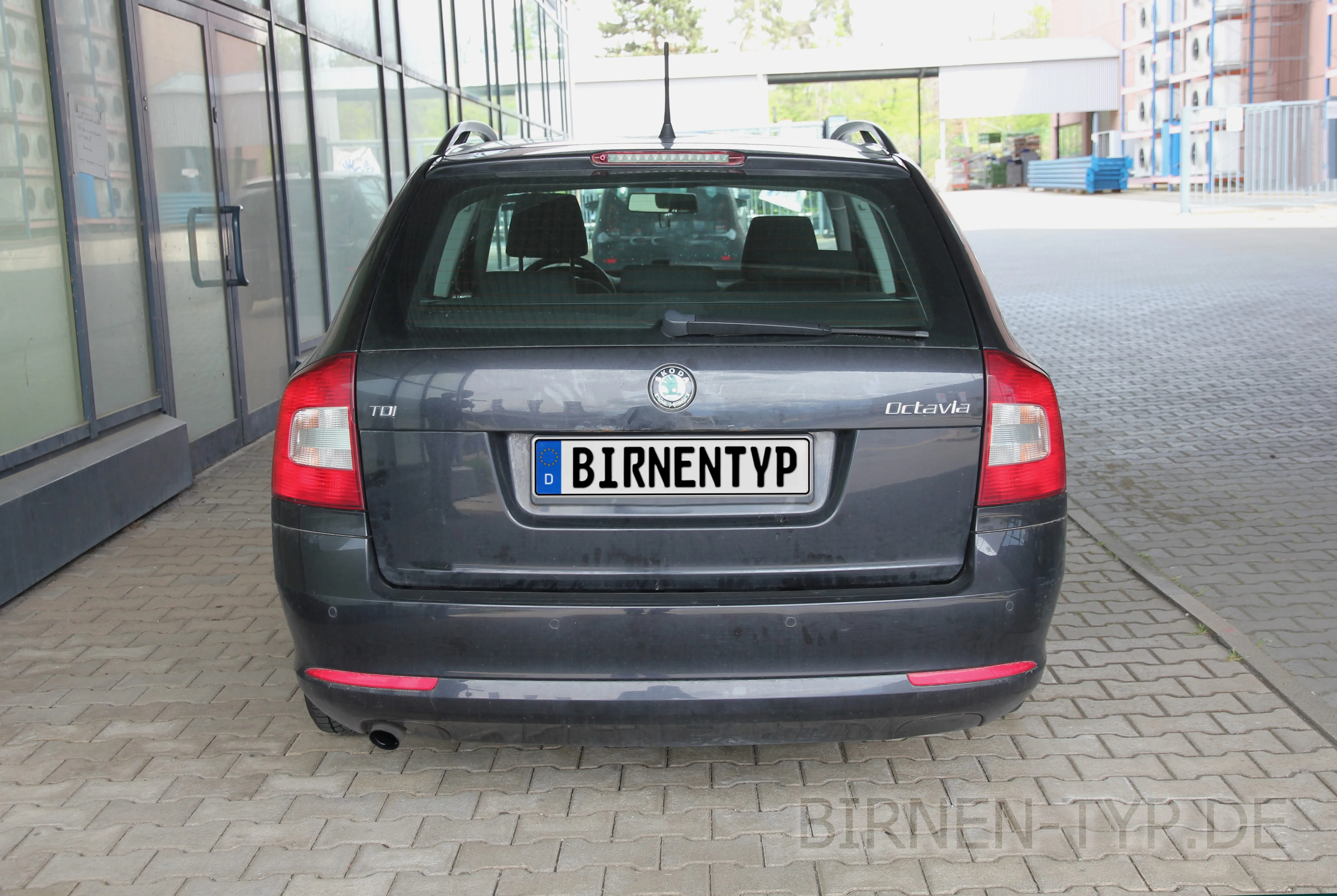Heck-Ansicht des Škoda Octavia 2. Gen.
