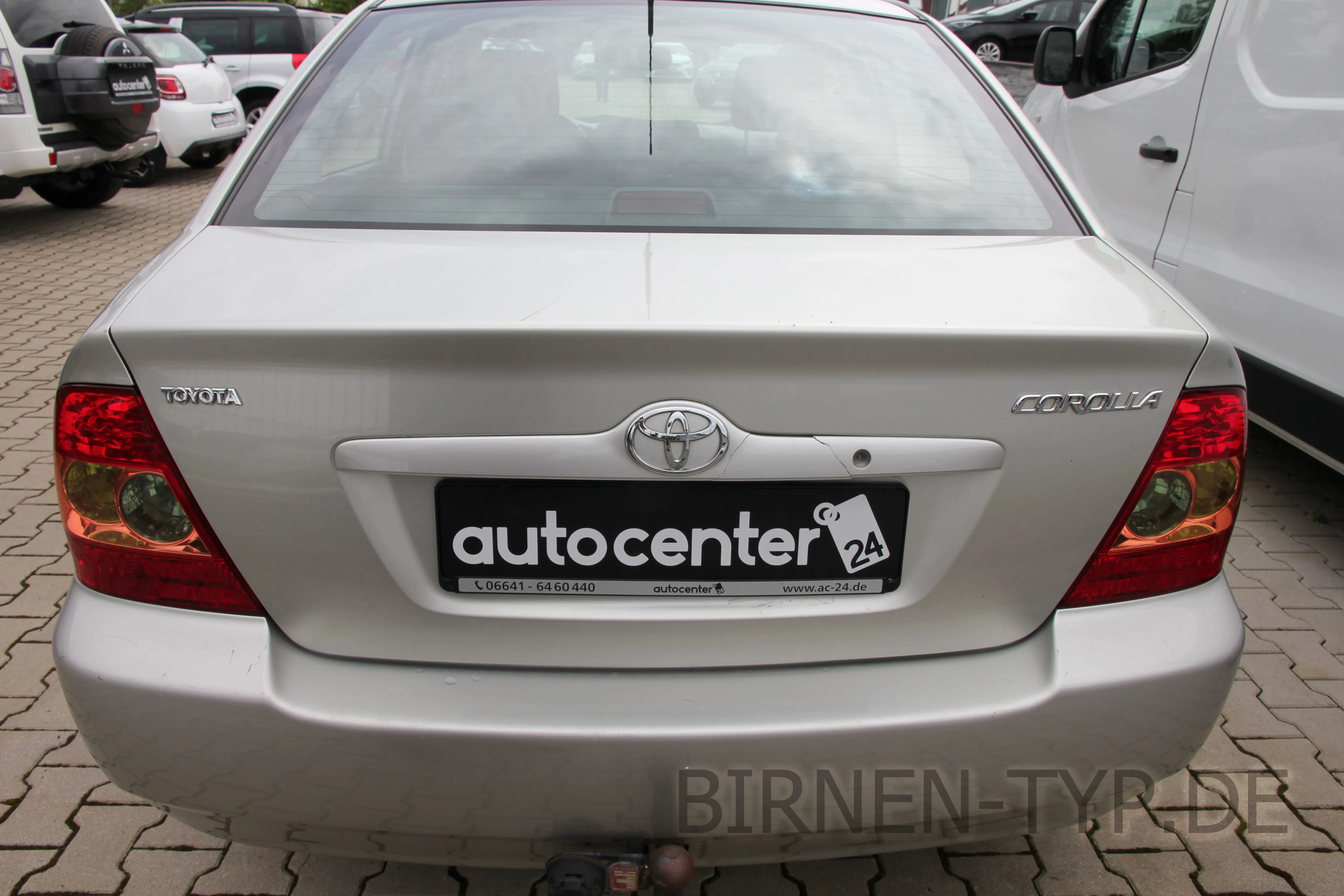 Heck-Ansicht des Toyota Corolla 9. Gen