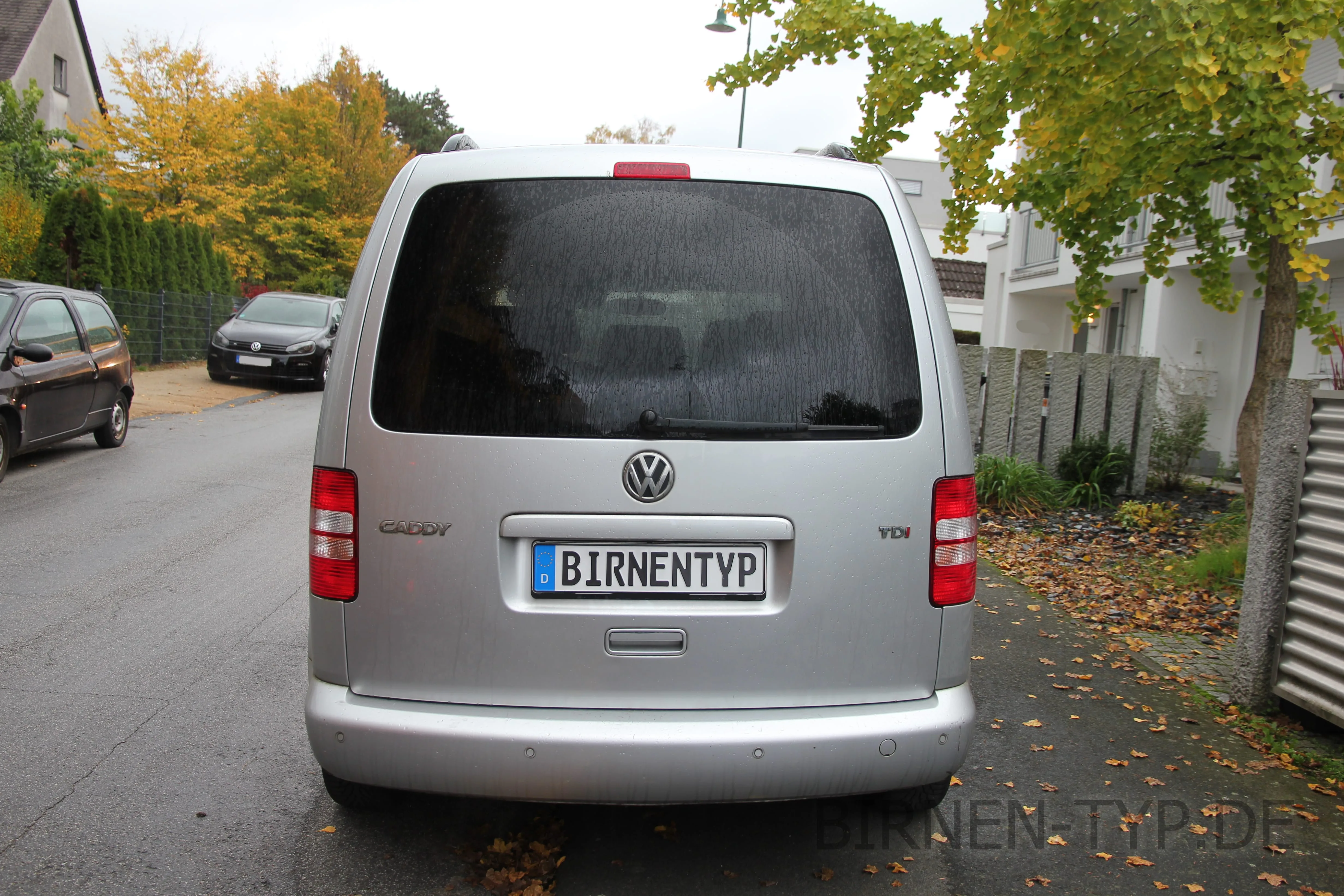 Heck-Ansicht des VW Caddy 3