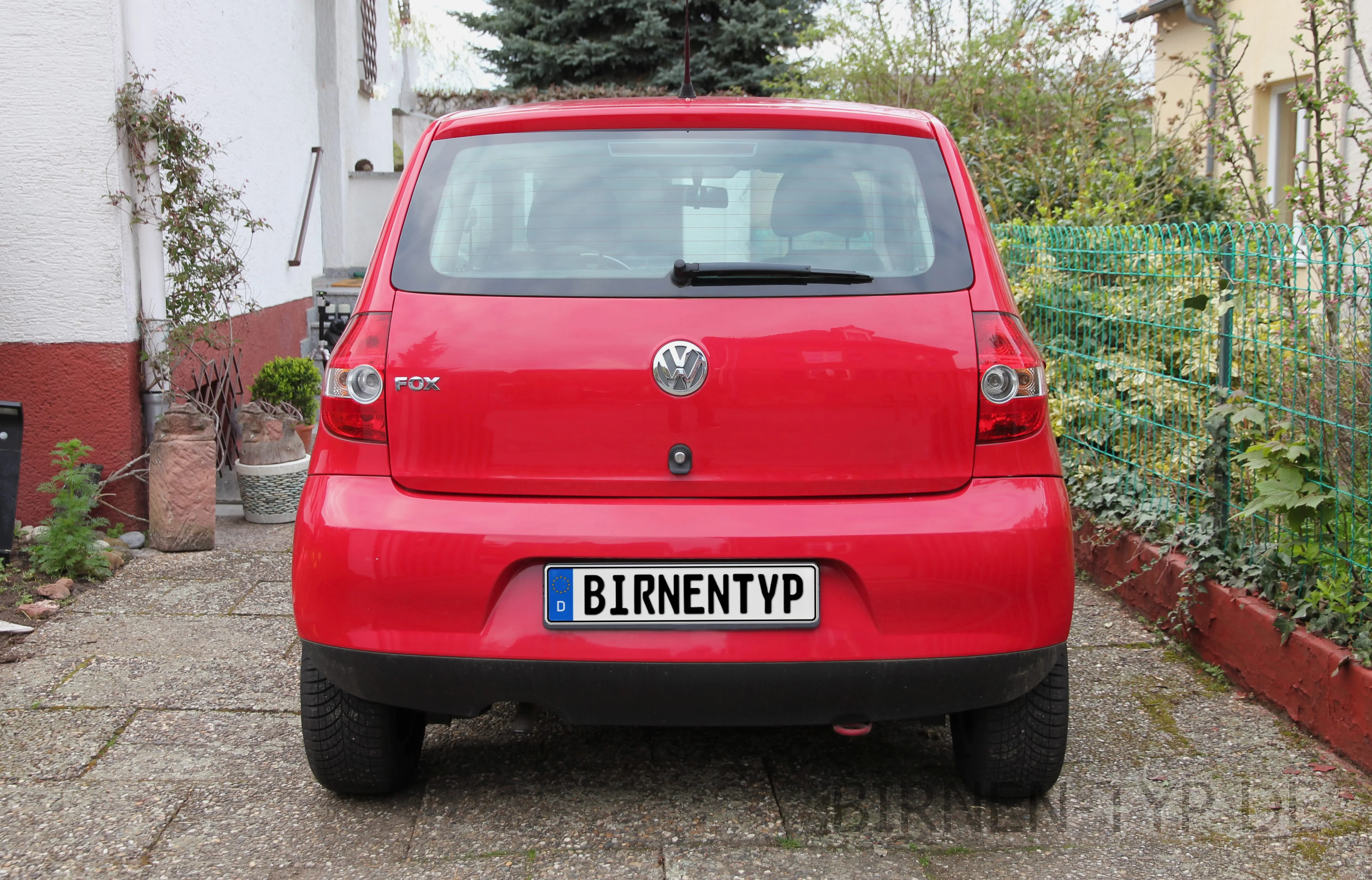 Heck-Ansicht des VW Fox