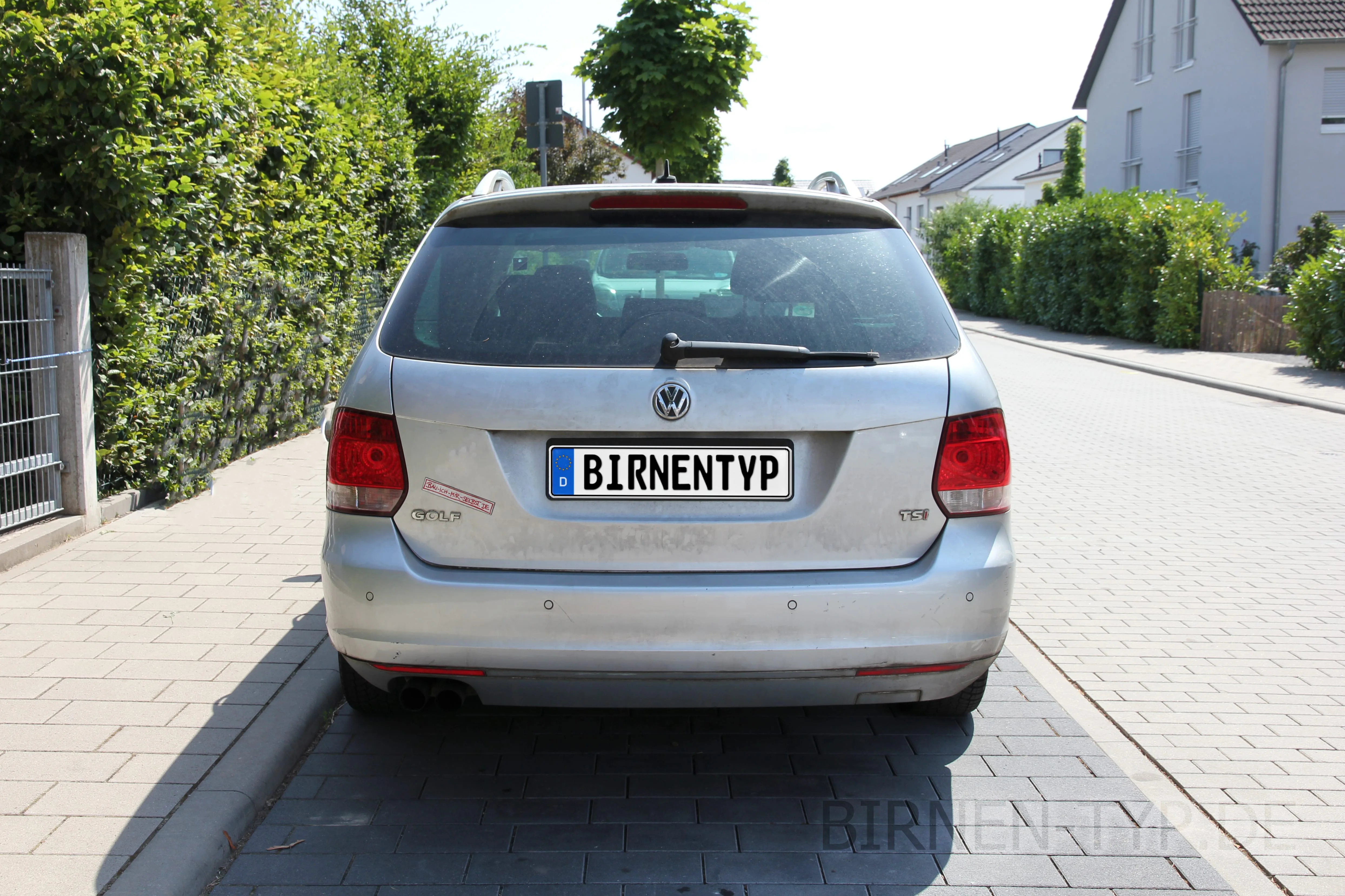 Heck-Ansicht des VW Golf 6 Variant / Kombi