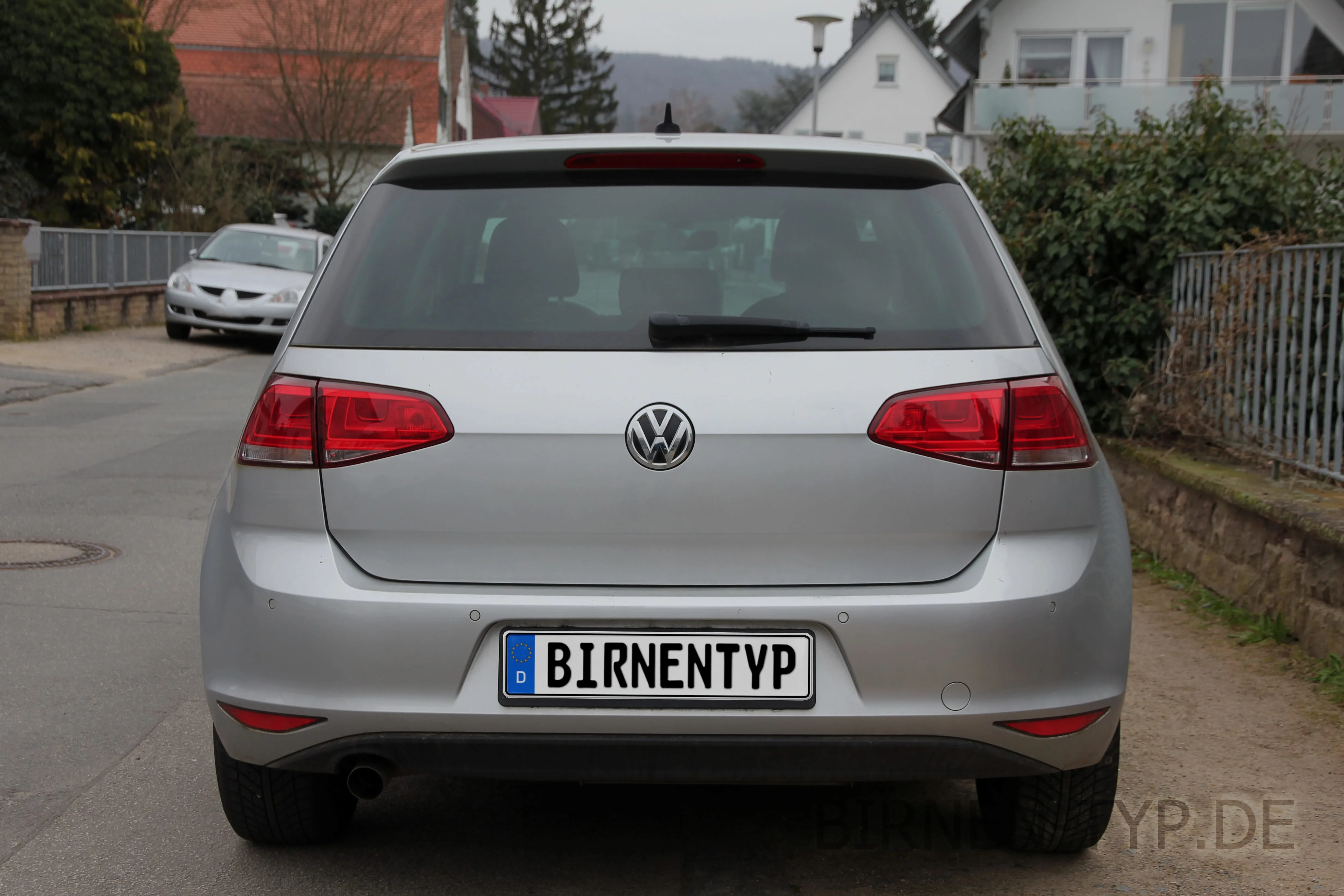 Heck-Ansicht des VW Golf 7