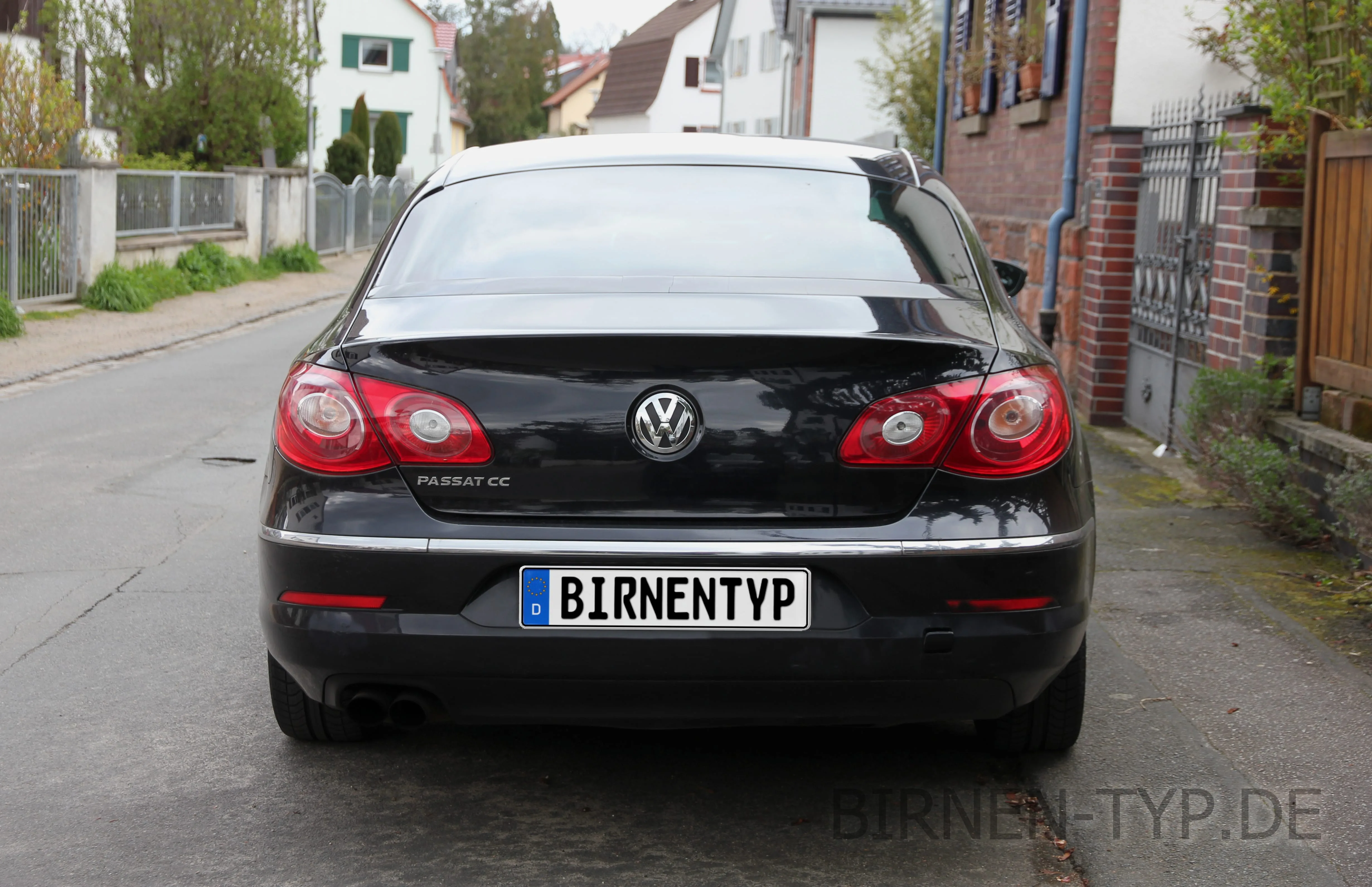 Heck-Ansicht des VW Passat CC