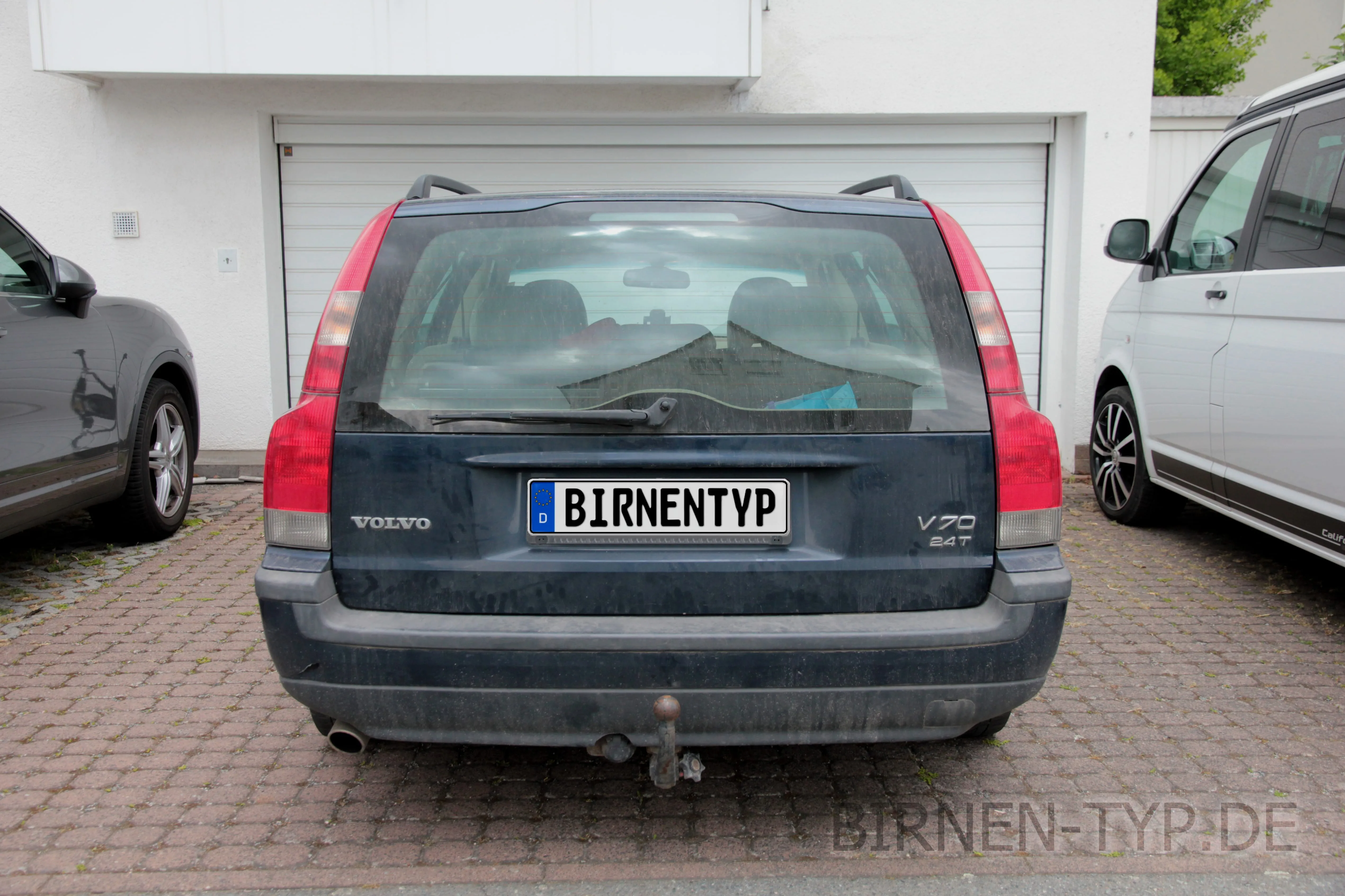 Heck-Ansicht des Volvo V70