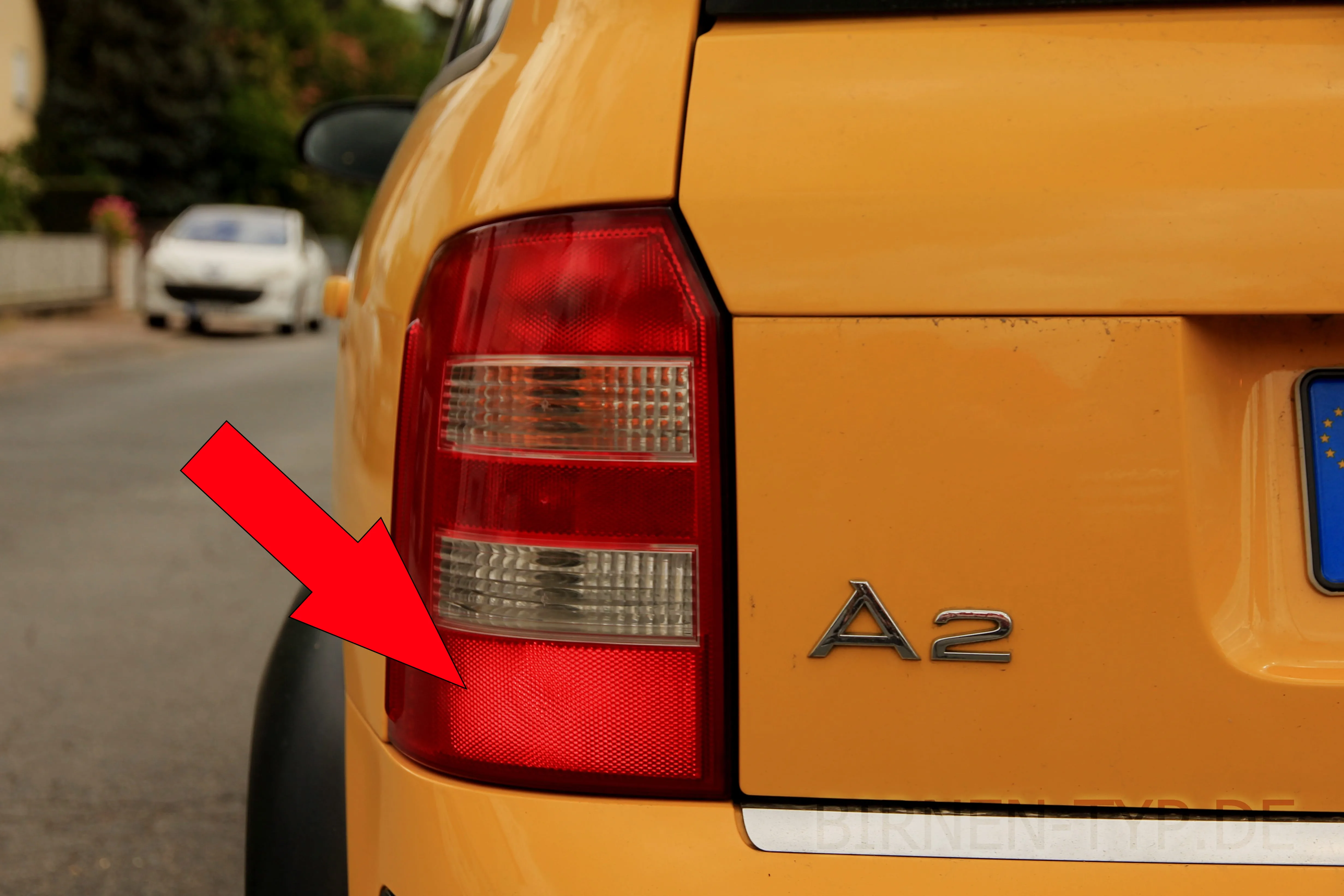 Schlusslicht des Audi A2