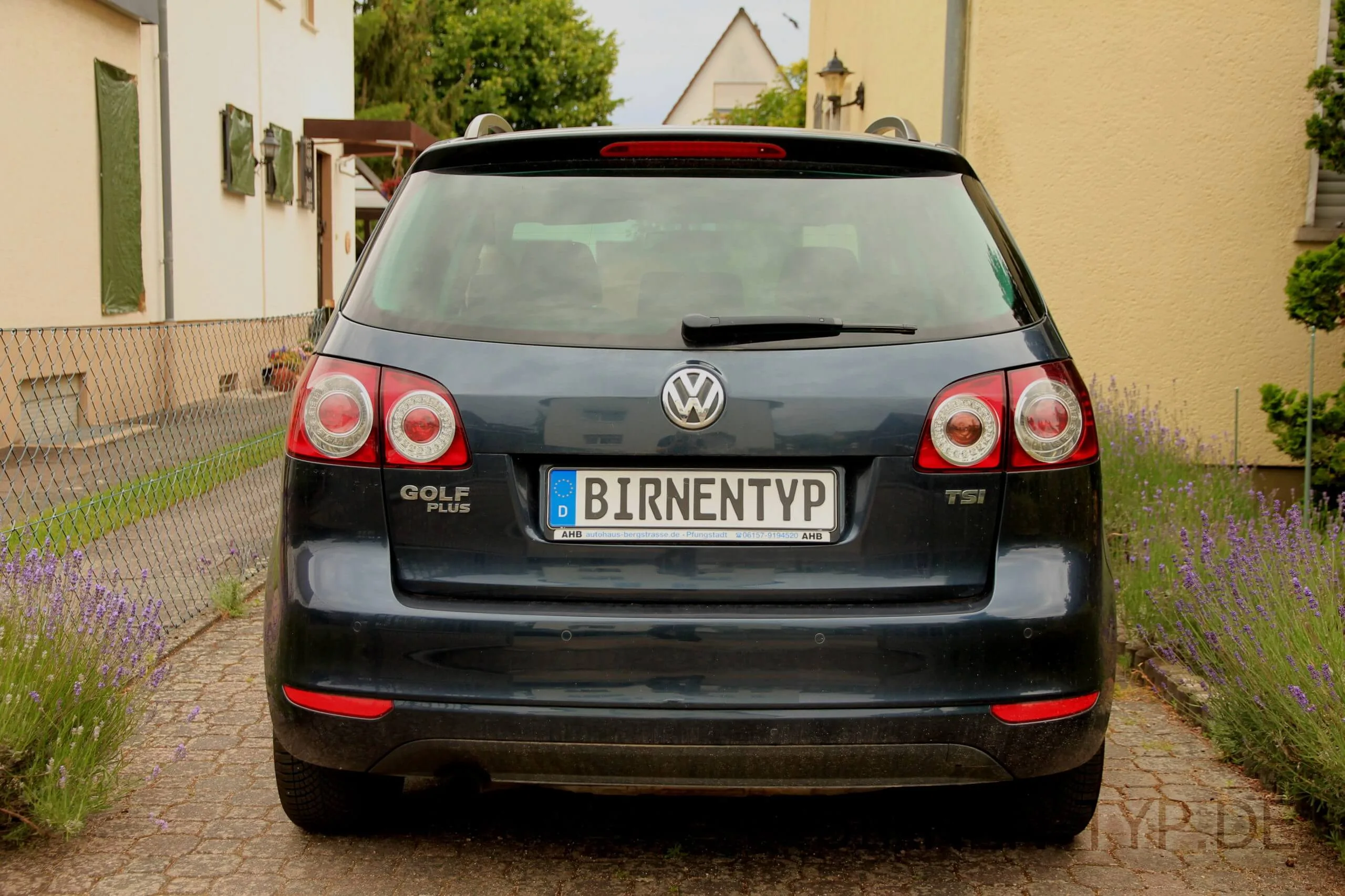 Heck-Ansicht des VW Golf 6 Plus