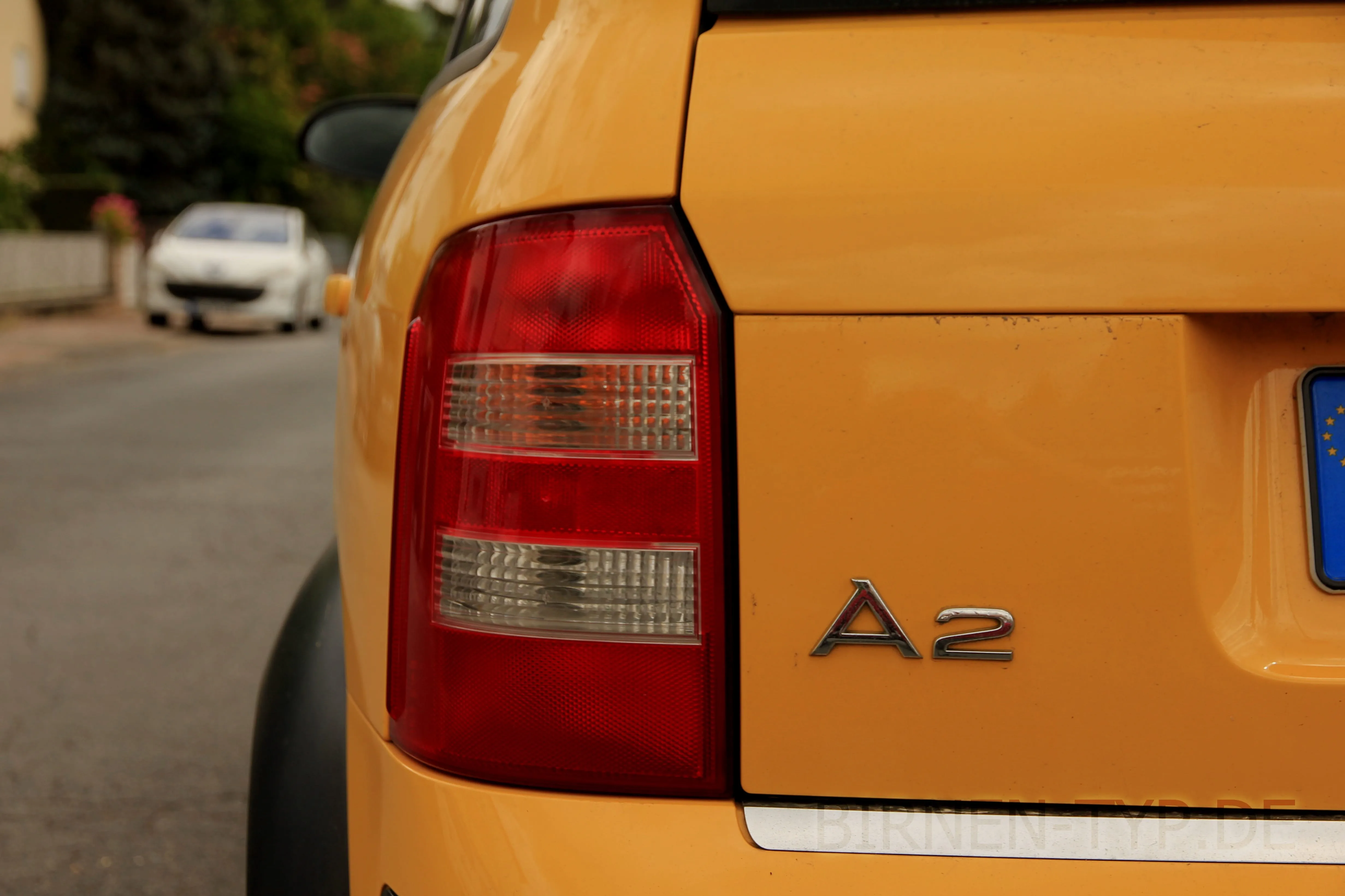 So sieht die Rückleuchte des Audi A2 aus