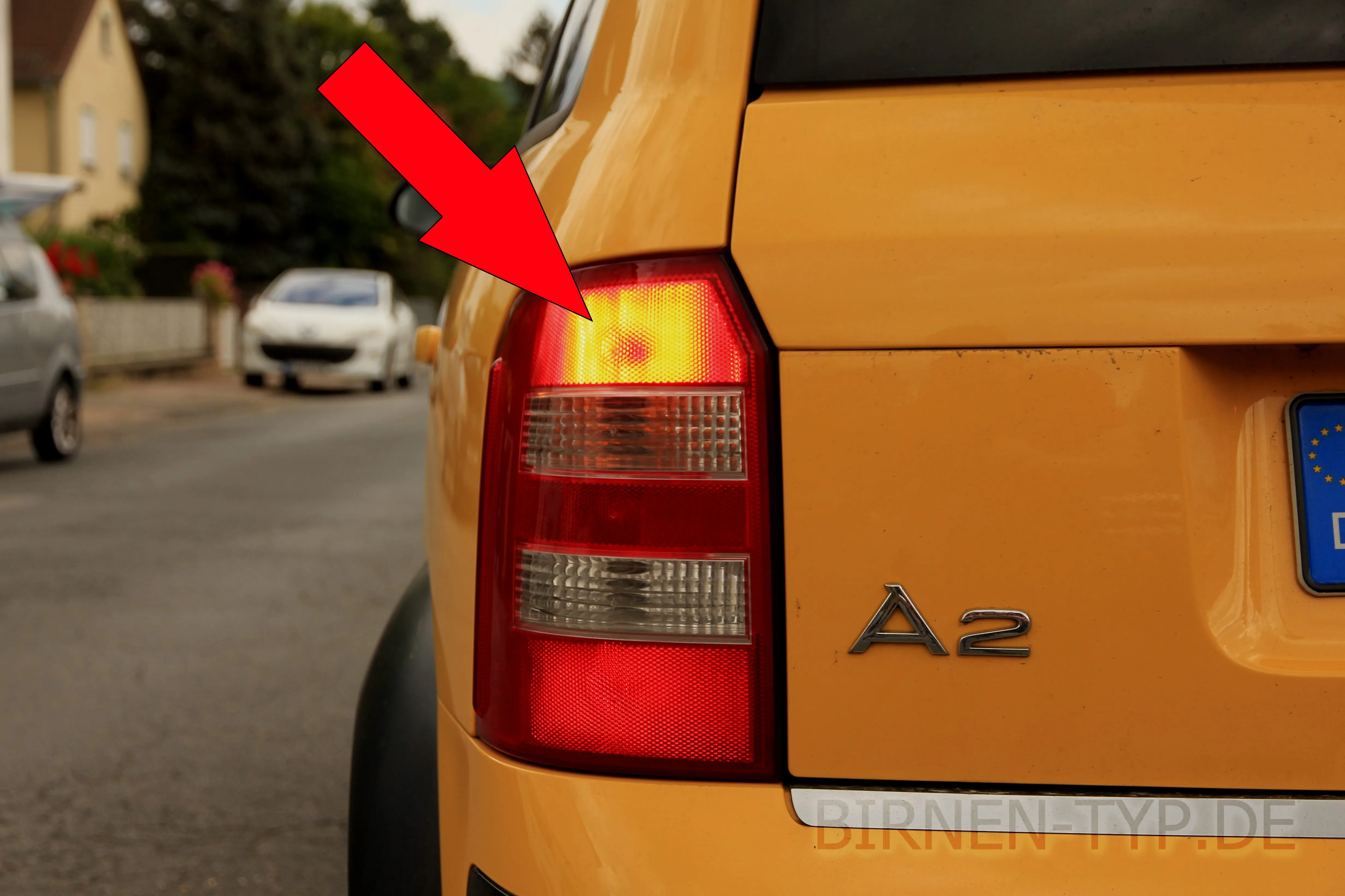 Nebelschlussleuchte des Audi A2