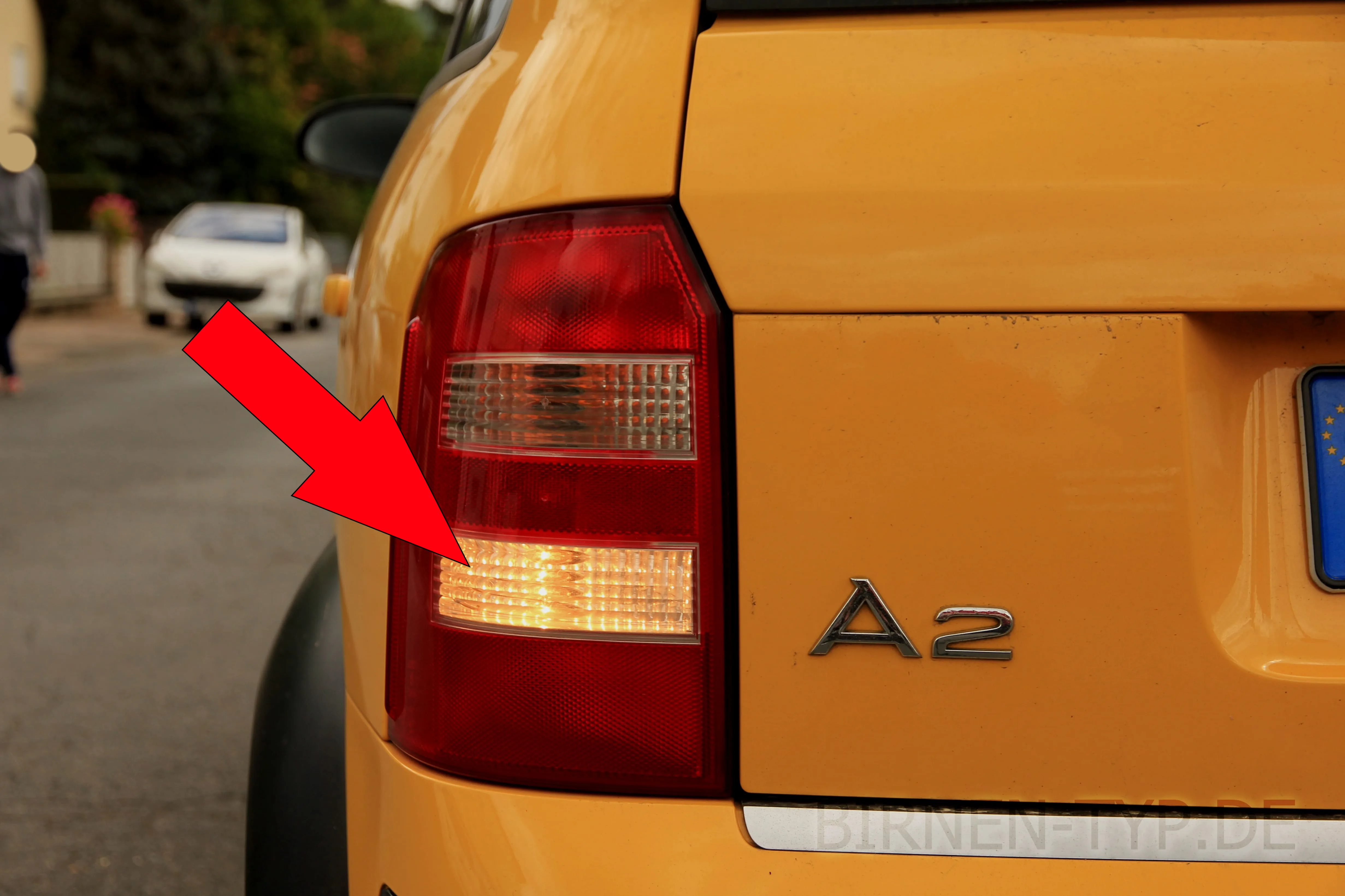 Rückfahrlicht des Audi A2