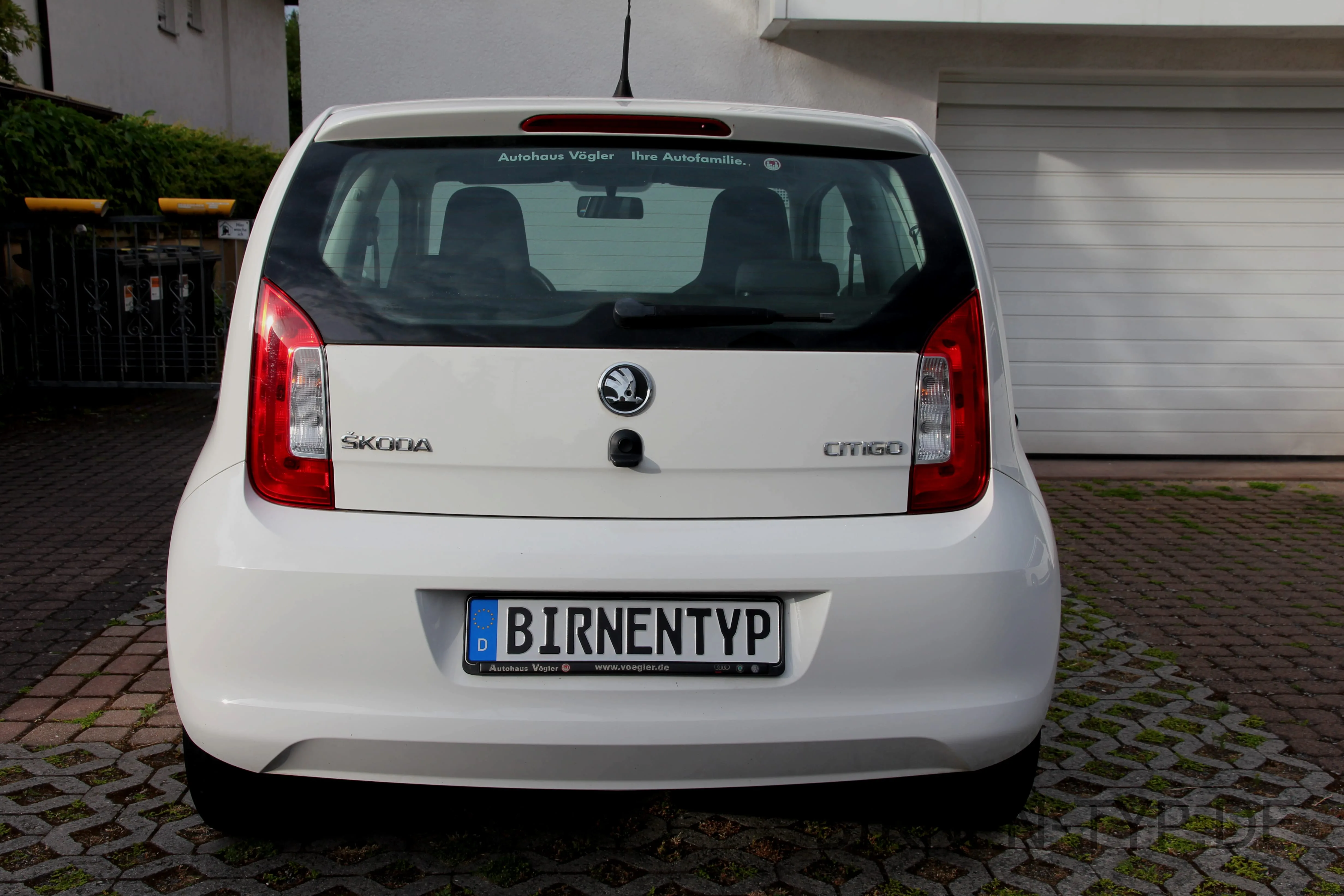 Heck-Ansicht des Škoda Citigo