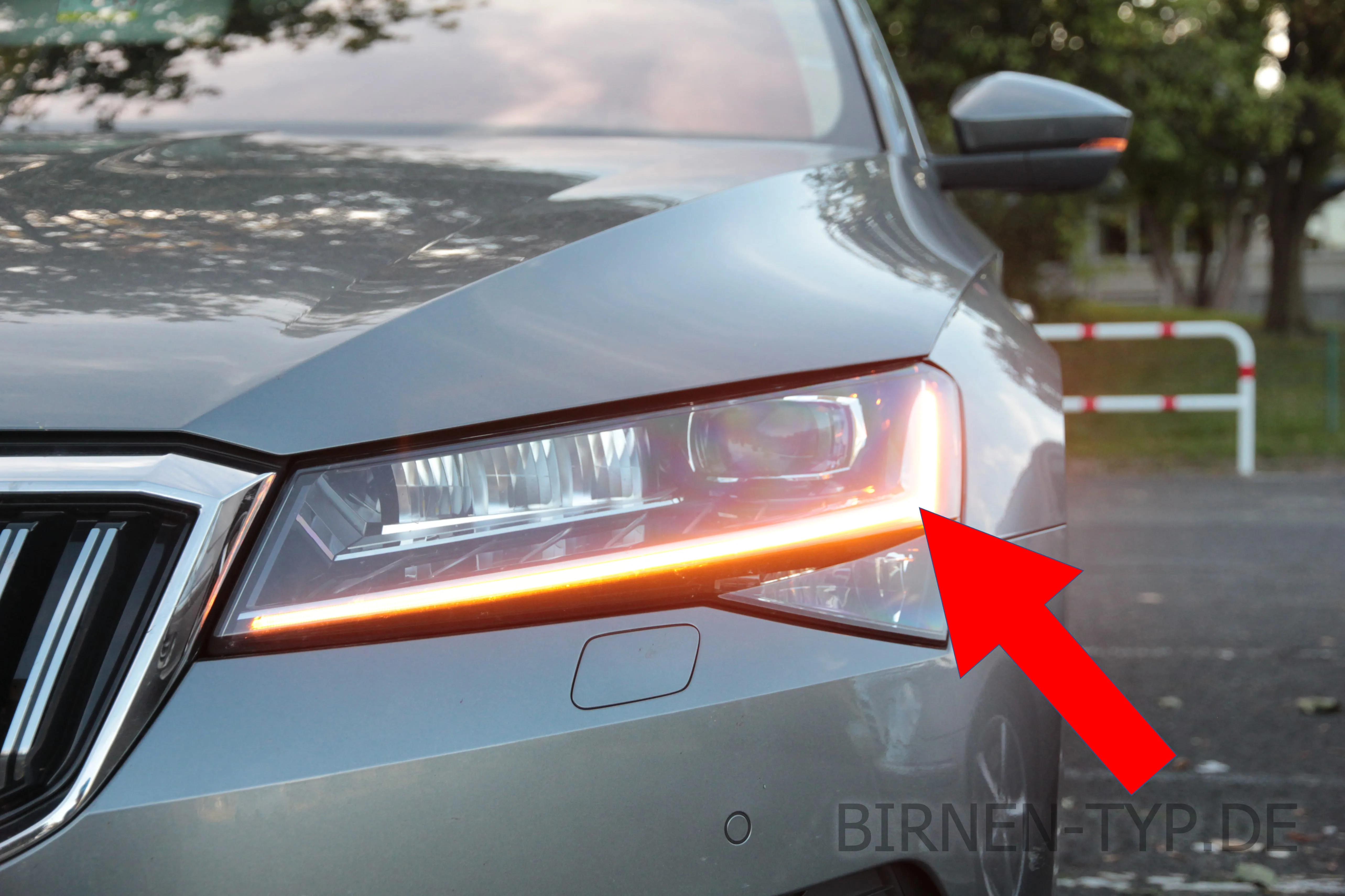 Blinker vorne des Škoda Superb