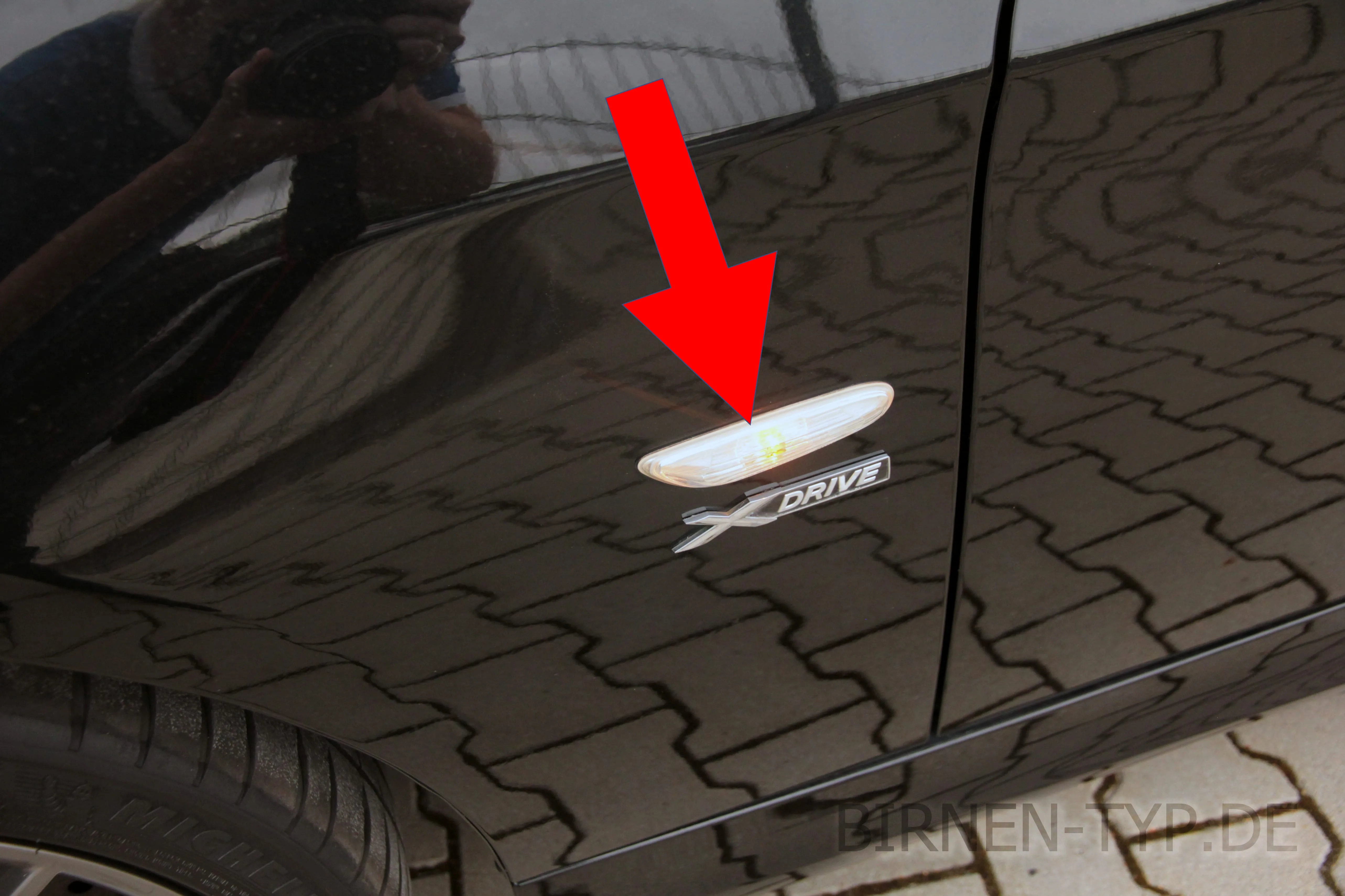 Seitenblinker des 3er BMW