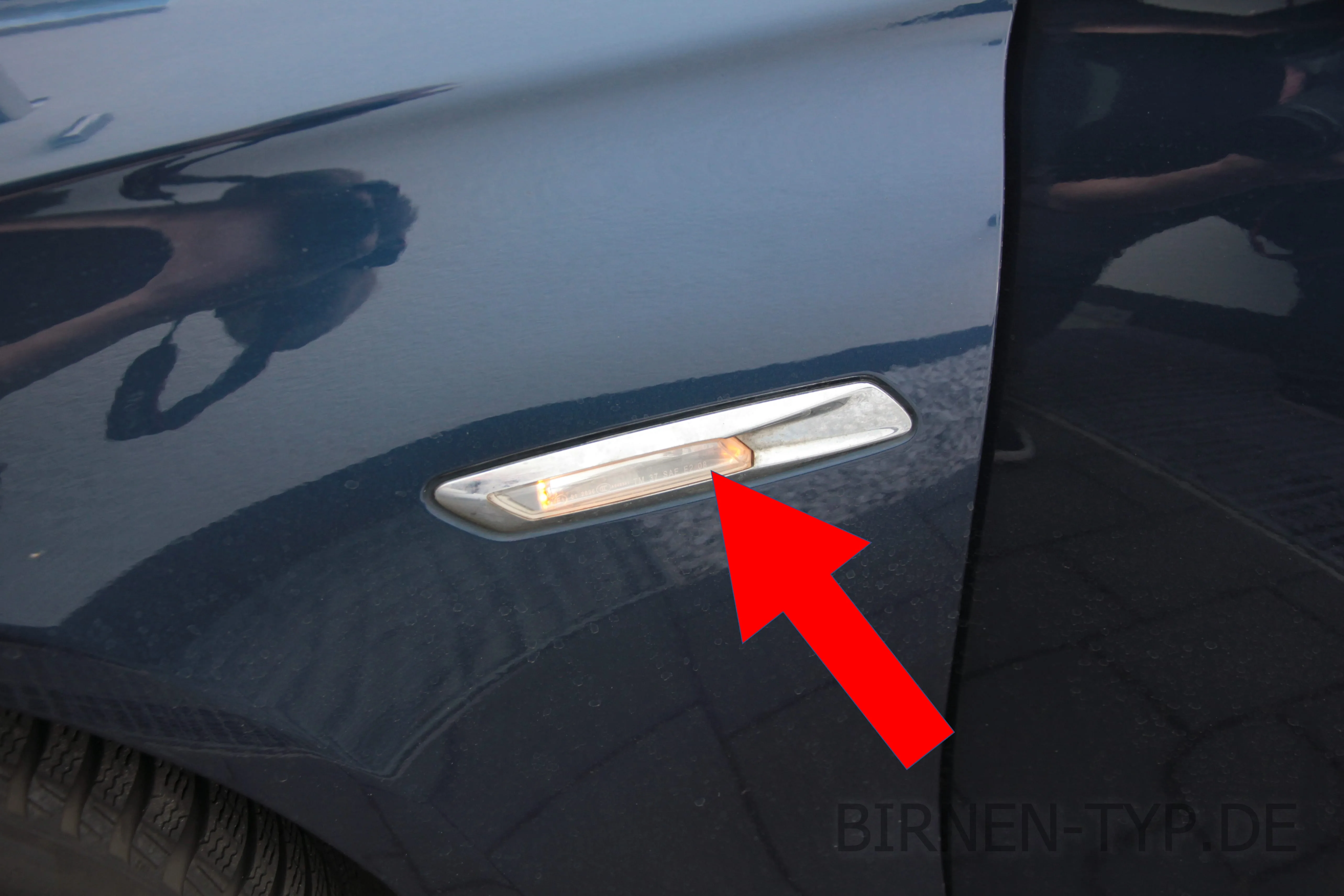 Seitenblinker des 5er BMW