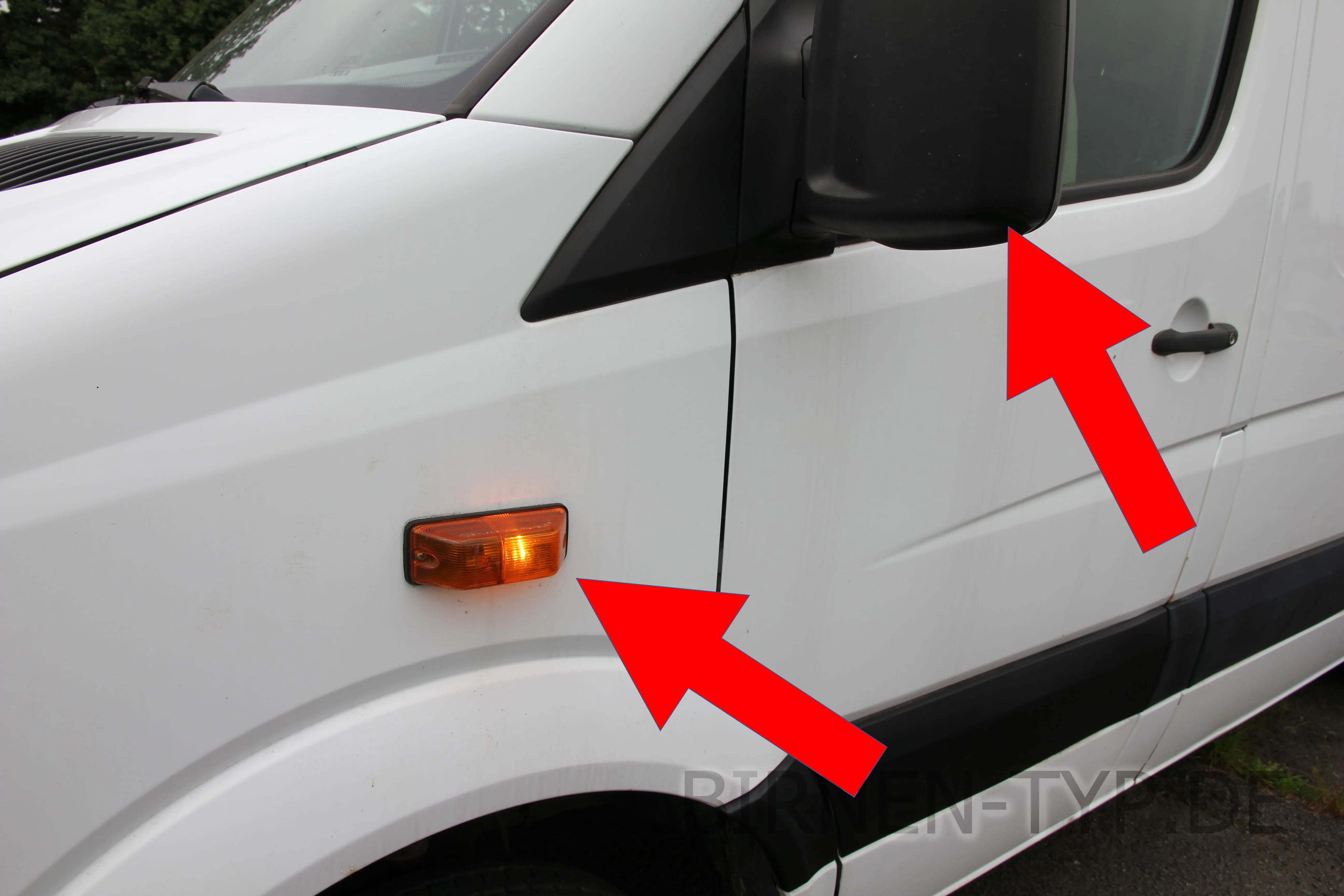 Seitenblinker des Mercedes-Benz Sprinter 2. Gen