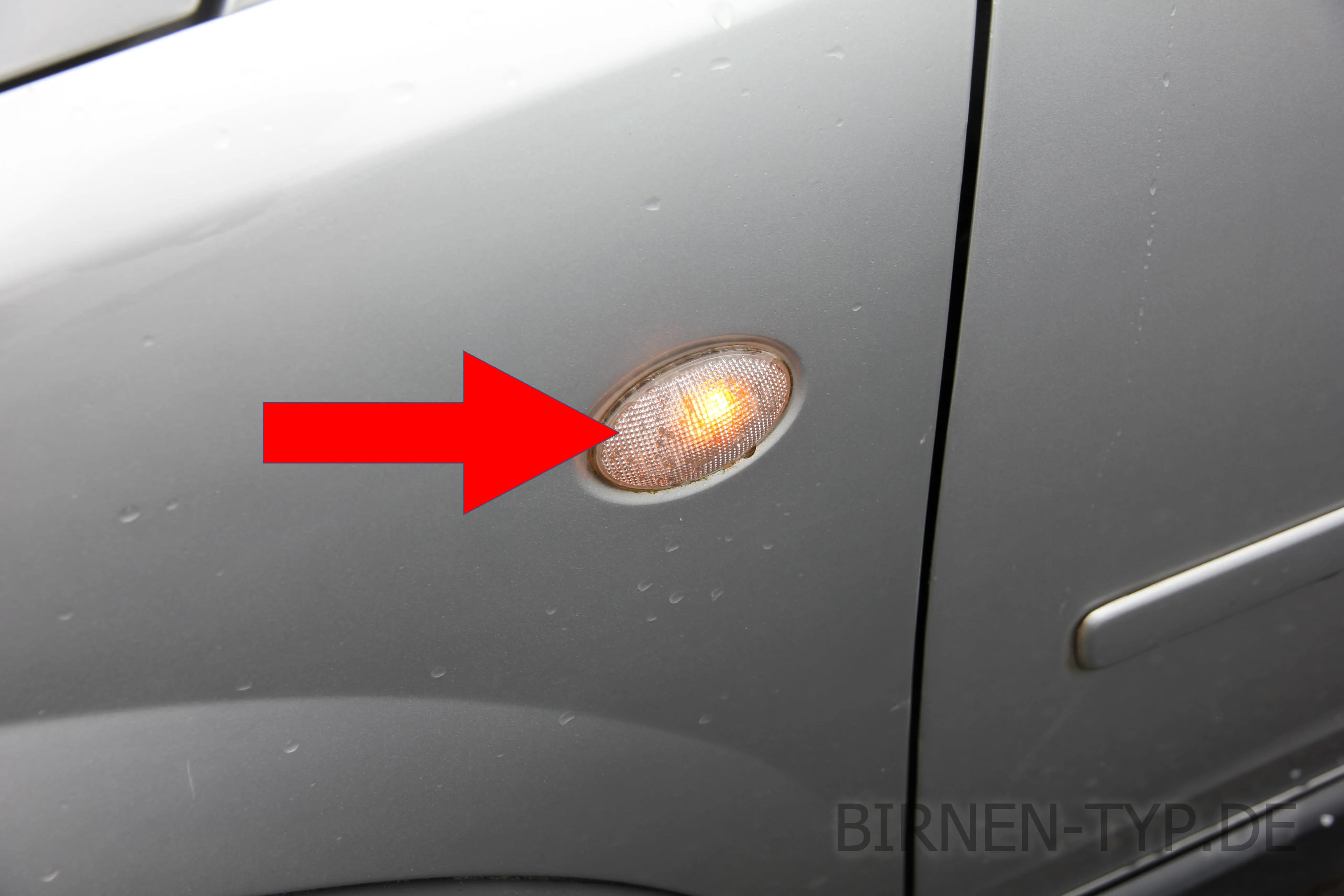 Seitenblinker des Opel Corsa C