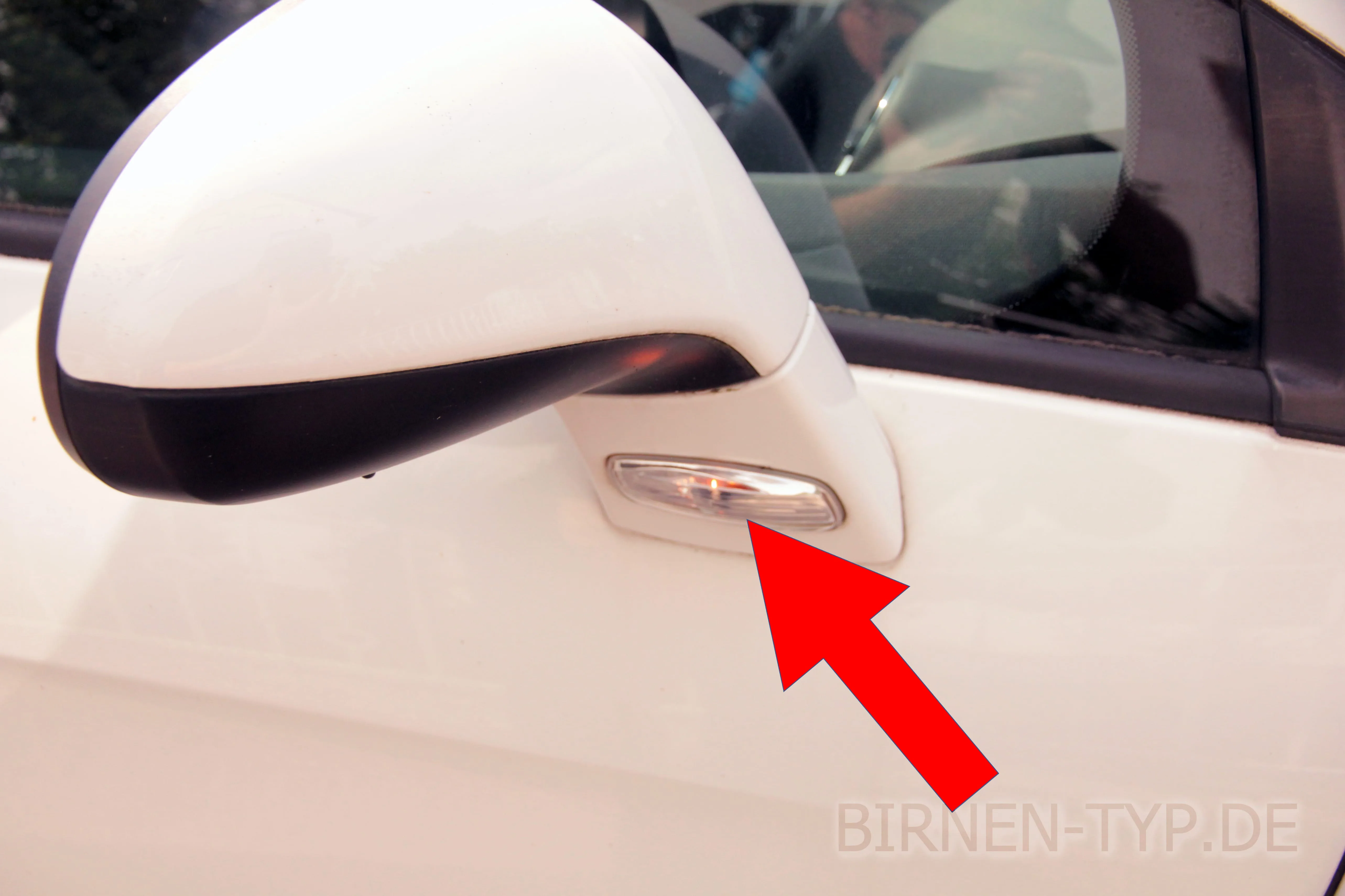 Seitenblinker des Peugeot 308