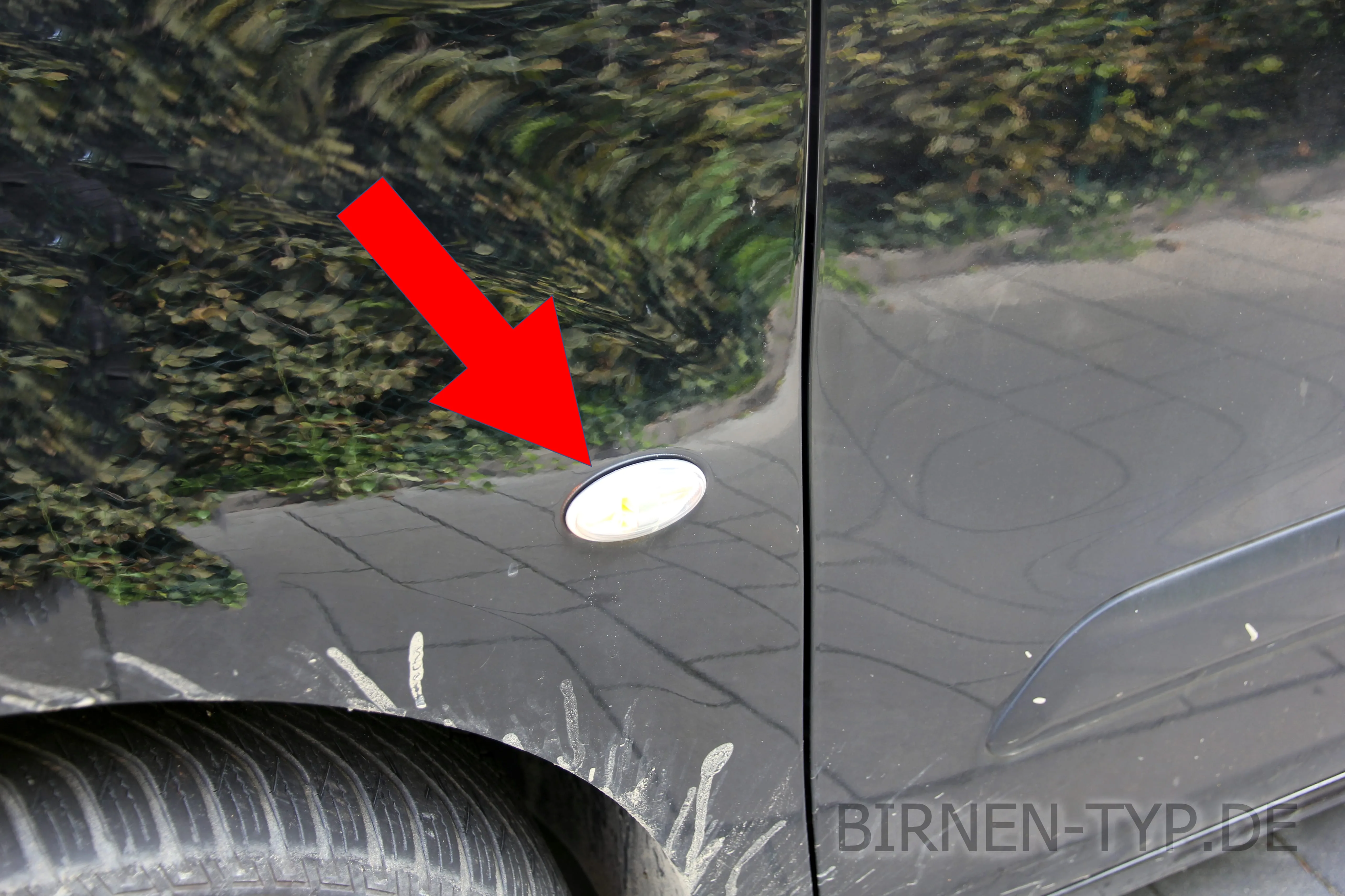 Seitenblinker des Peugeot Partner Tepee