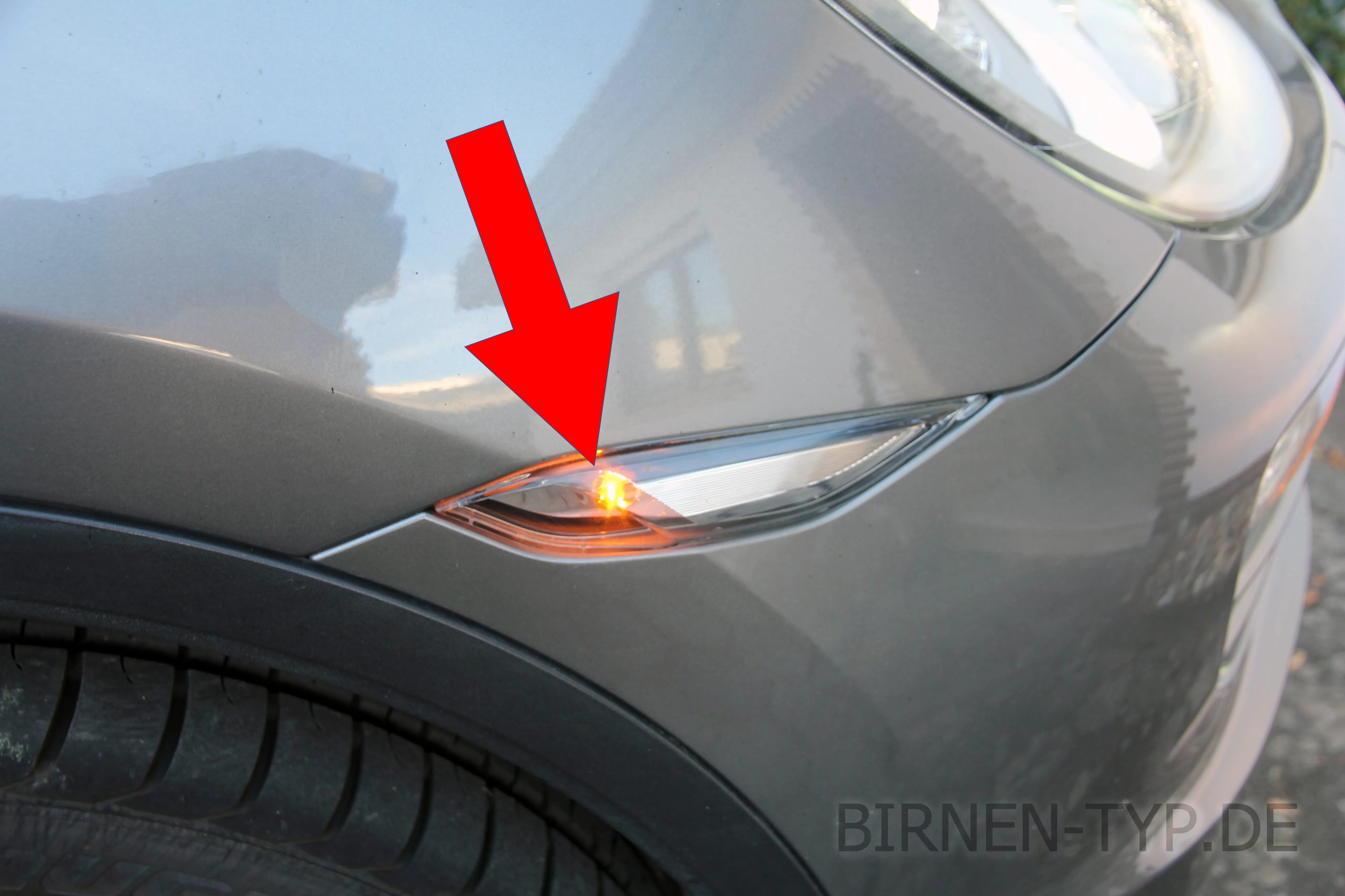 Seitenblinker des Porsche Cayenne