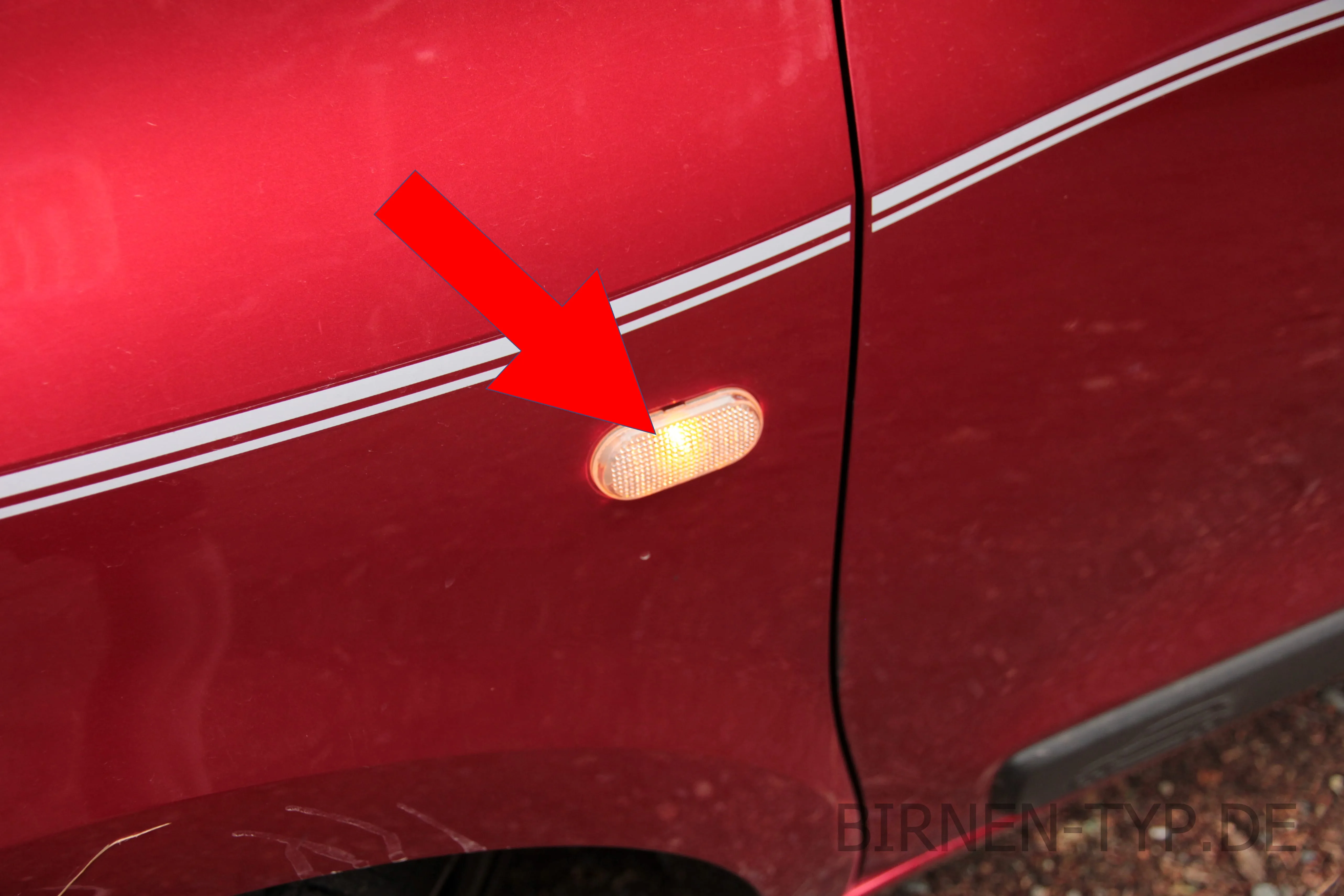 Seitenblinker des Renault Twingo