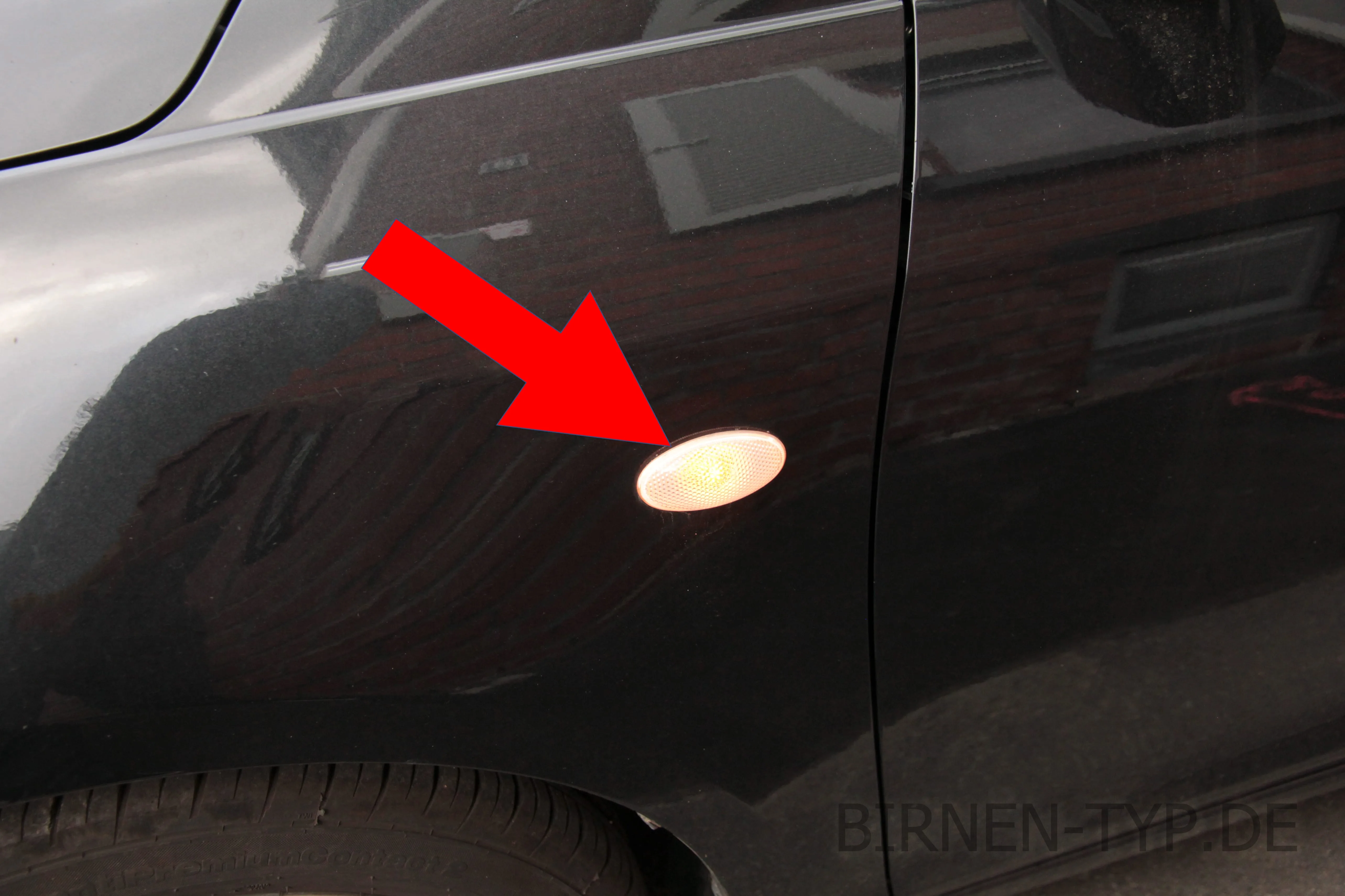 Seitenblinker des Suzuki Swift